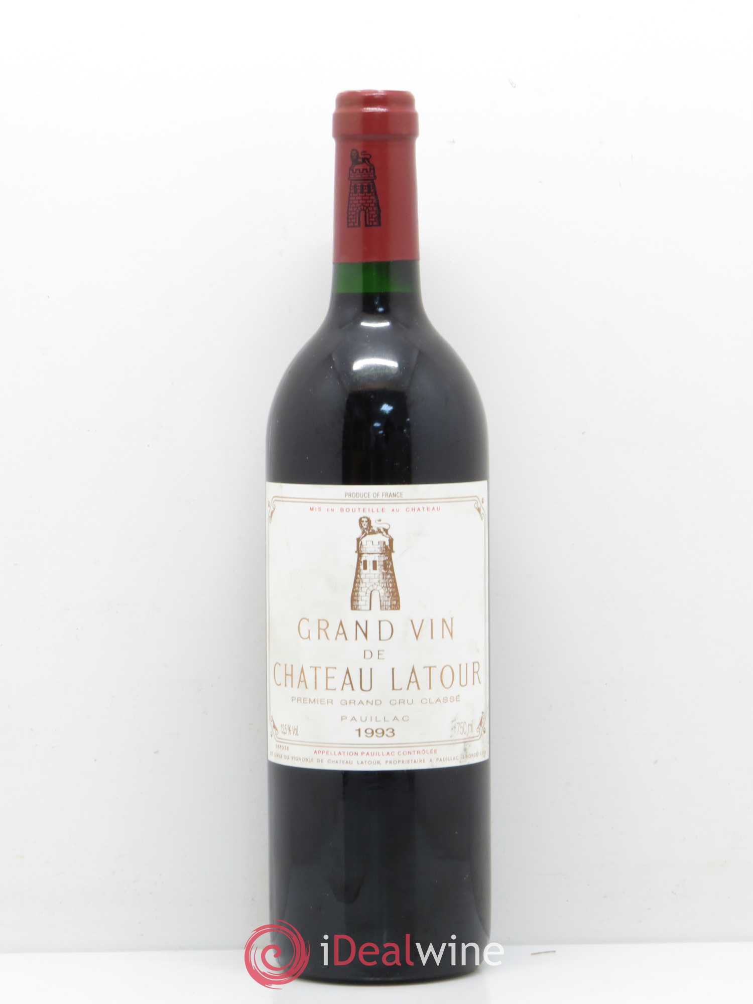 Château Latour 1er Grand Cru Classé 1993 - Lot de 1 bouteille - 0