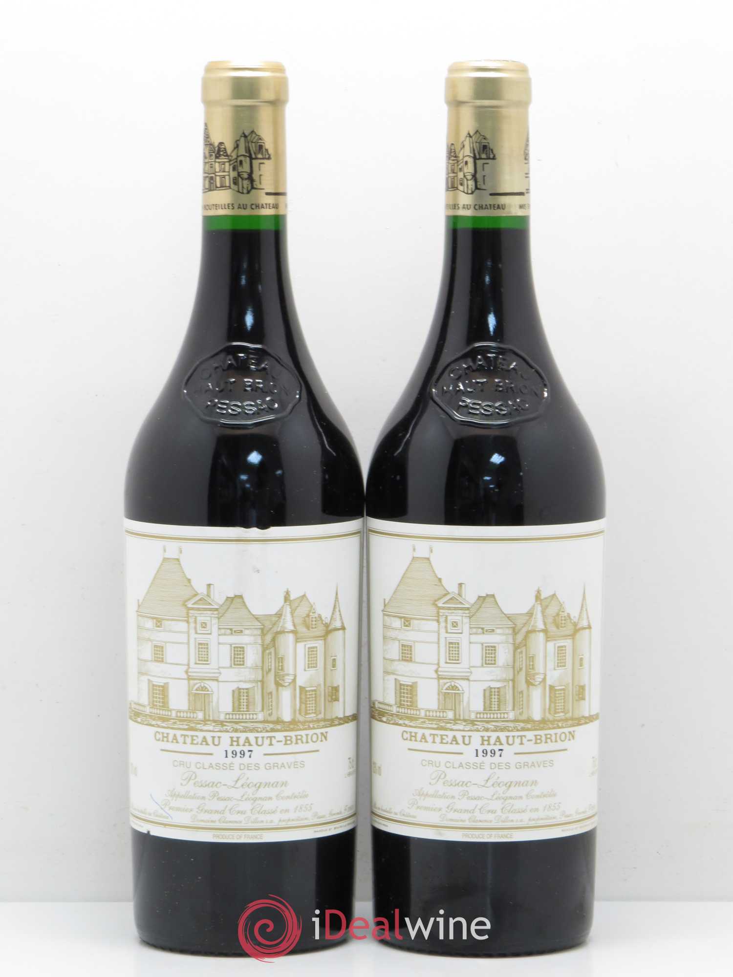 Château Haut Brion 1er Grand Cru Classé 1997 - Lot de 2 bouteilles - 0