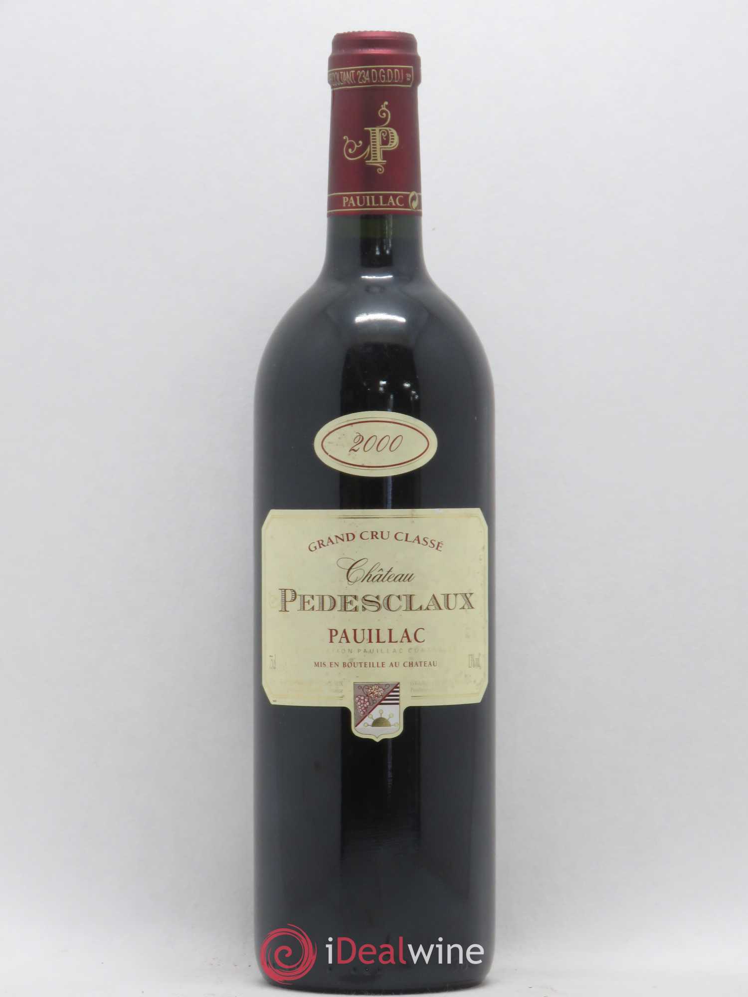 Château Pedesclaux 5ème Grand Cru Classé 2000 - Lot de 1 bouteille - 0
