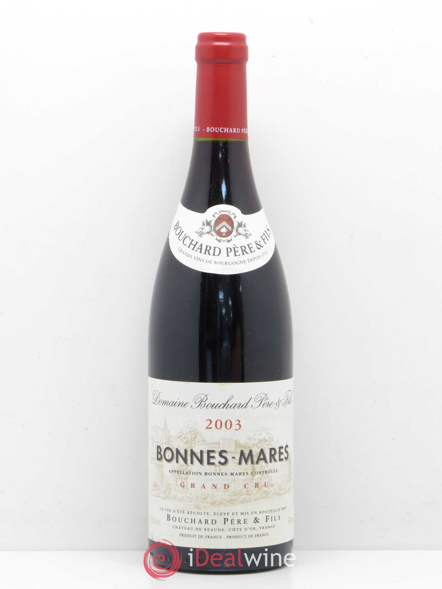 Bonnes-Mares Grand Cru Bouchard Père & Fils 2003 - Lot de 1 bouteille - 0