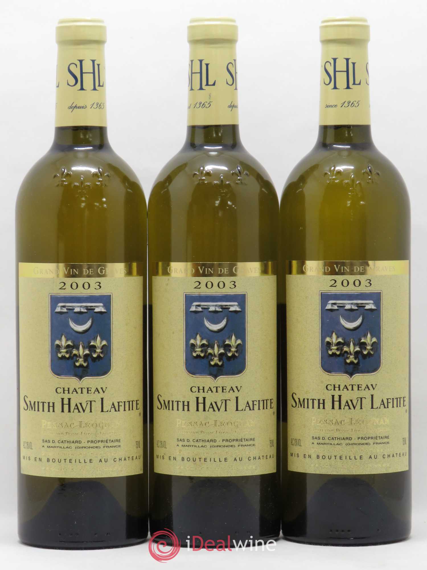 Château Smith Haut Lafitte 2003 - Lot de 3 bouteilles - 0