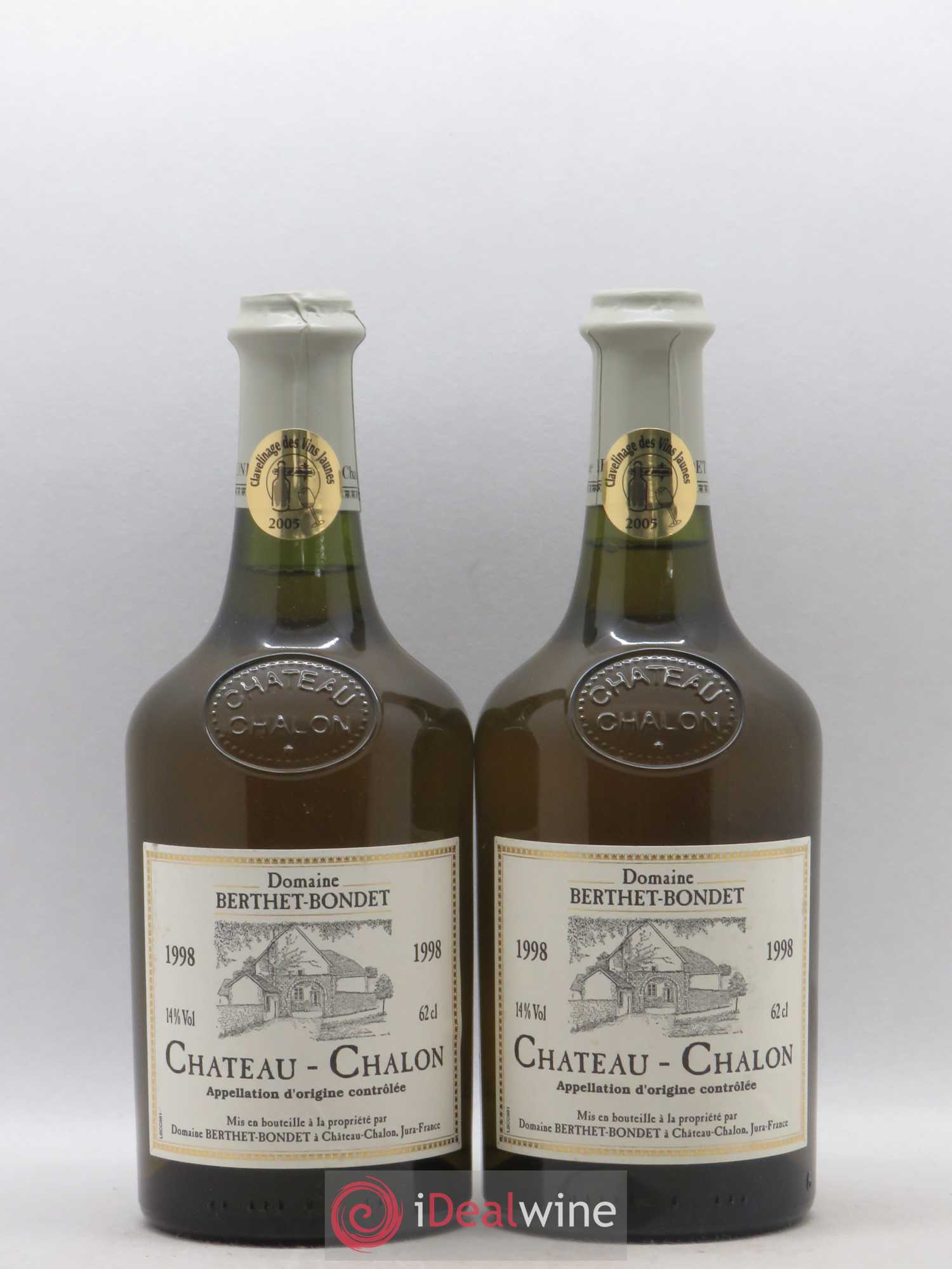 Château-Chalon Berthet-Bondet 1998 - Lot de 2 bouteilles - 0