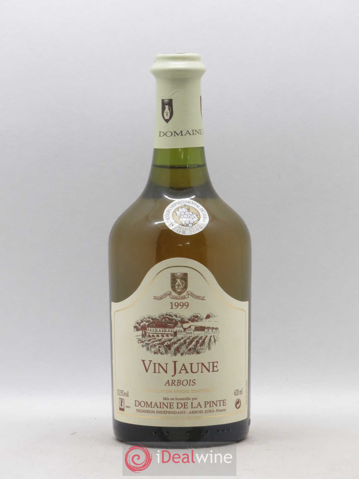 Arbois Vin Jaune Domaine de la Pinte 1999 - Lot de 1 bouteille - 0
