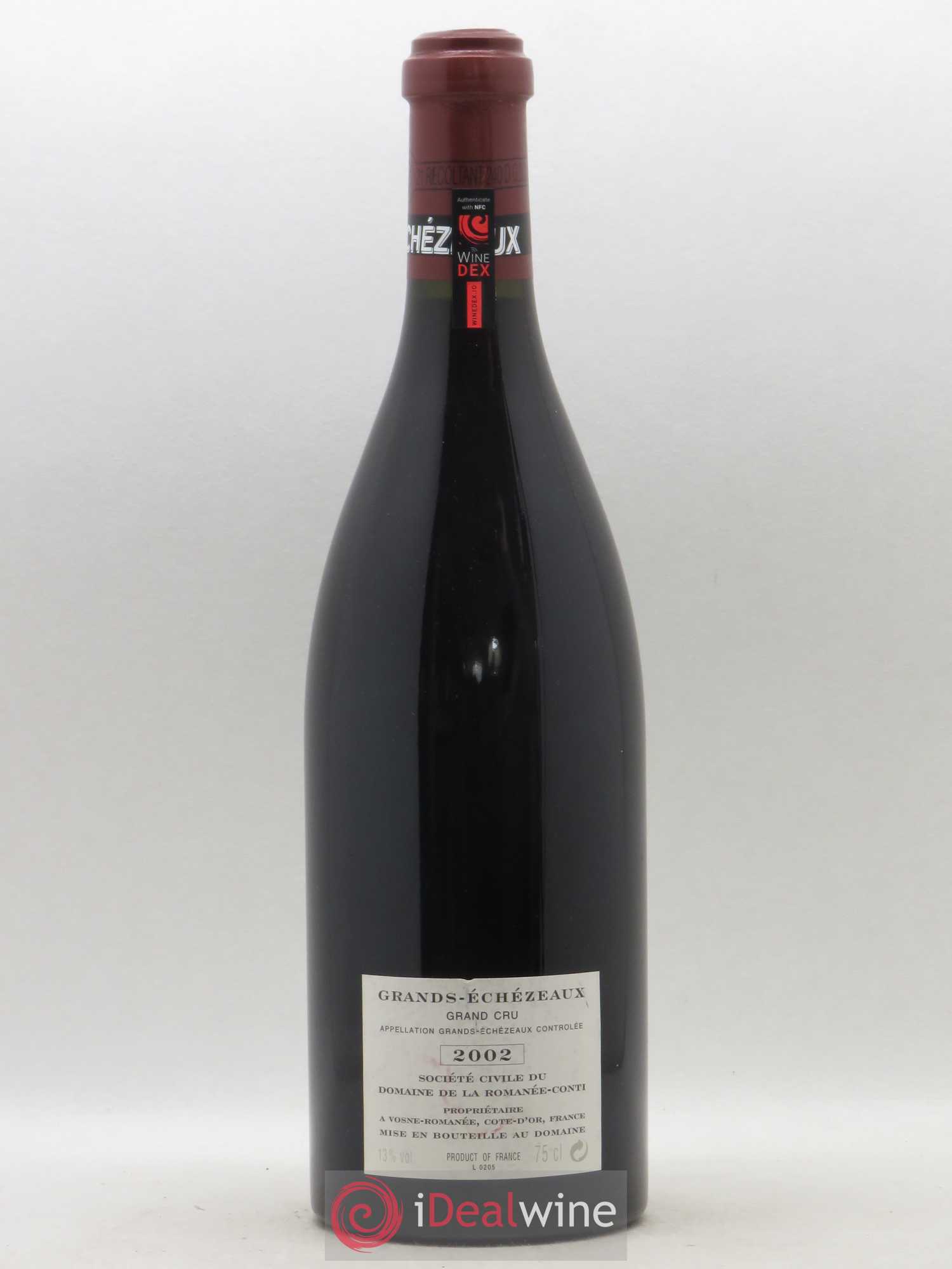 Grands-Echezeaux Grand Cru Domaine de la Romanée-Conti 2002 - Lot de 1 bouteille - 1