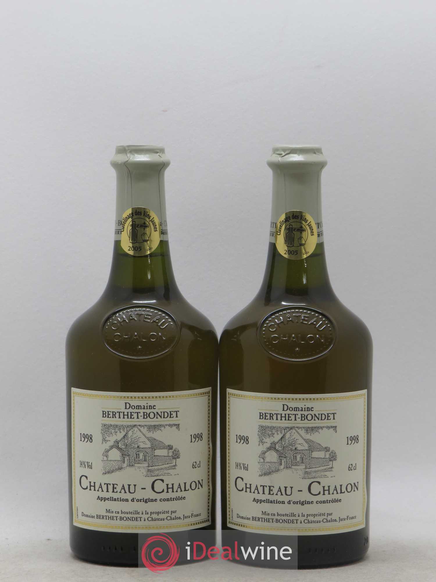 Château-Chalon Berthet-Bondet 1998 - Lot de 2 bouteilles - 0