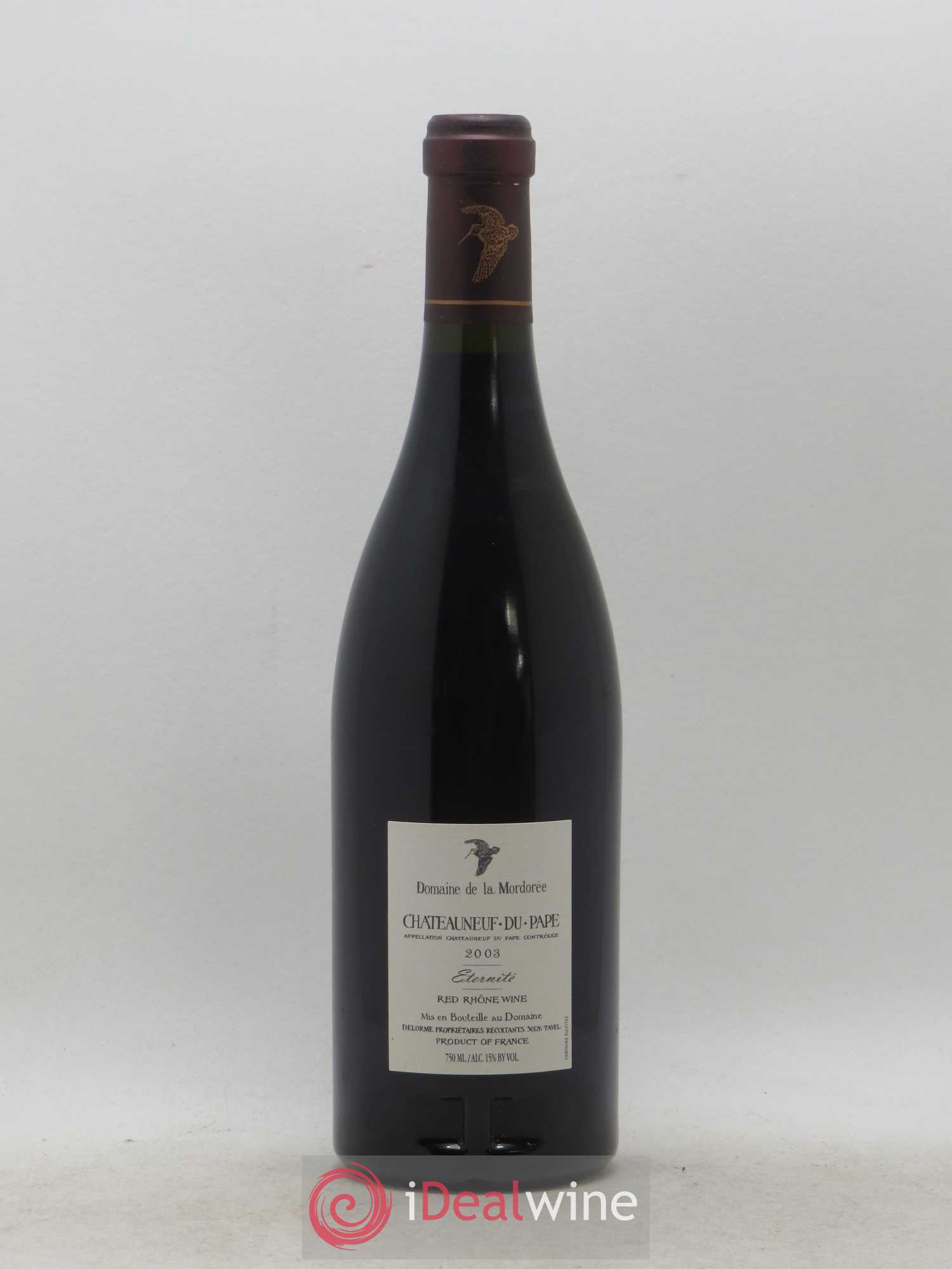 Châteauneuf-du-Pape La Plume du Peintre La Mordorée (Domaine de) 2003 - Lot de 1 bouteille - 2