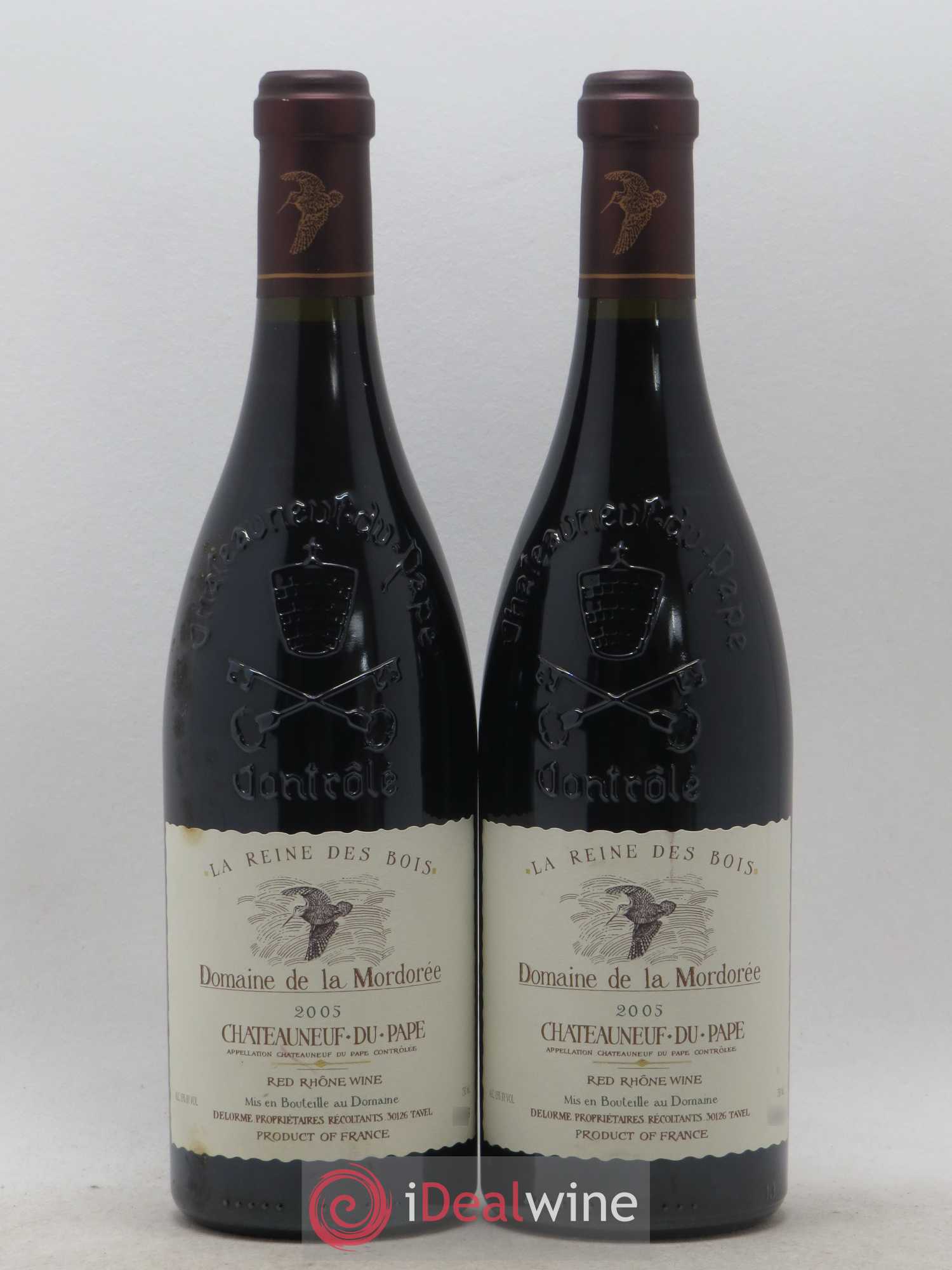 Châteauneuf-du-Pape Cuvée de la Reine des Bois La Mordorée (Domaine de) 2005 - Lot de 2 bouteilles - 0