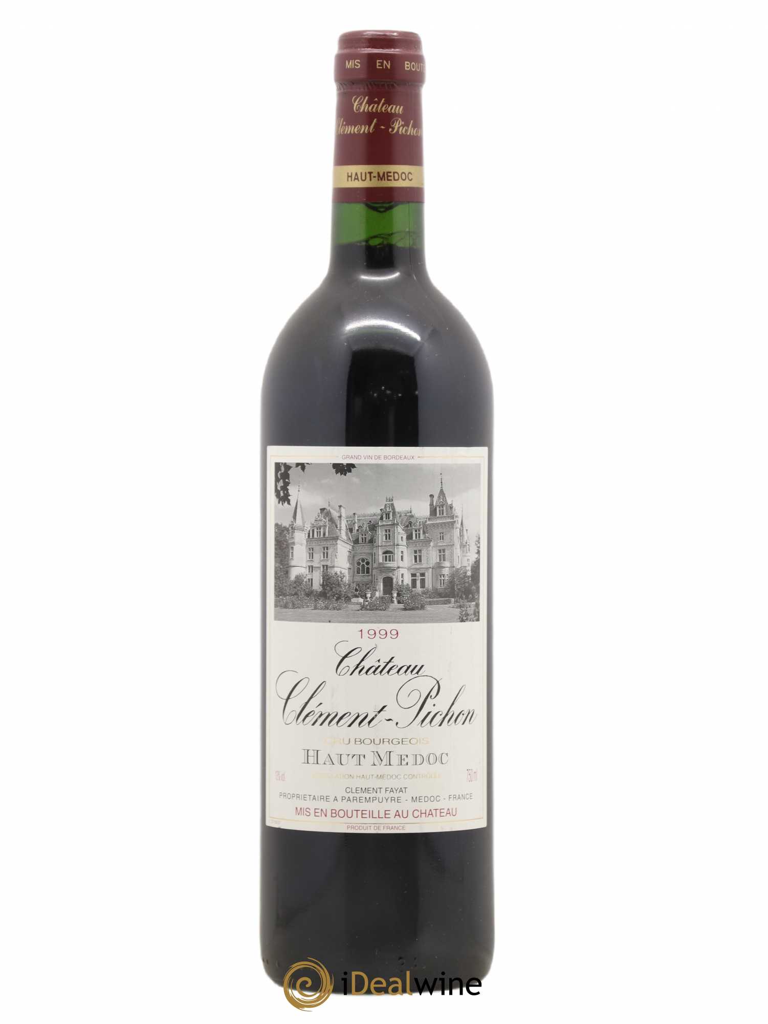 Château Clément-Pichon Cru Bourgeois 1999 - Lot de 1 bouteille - 0