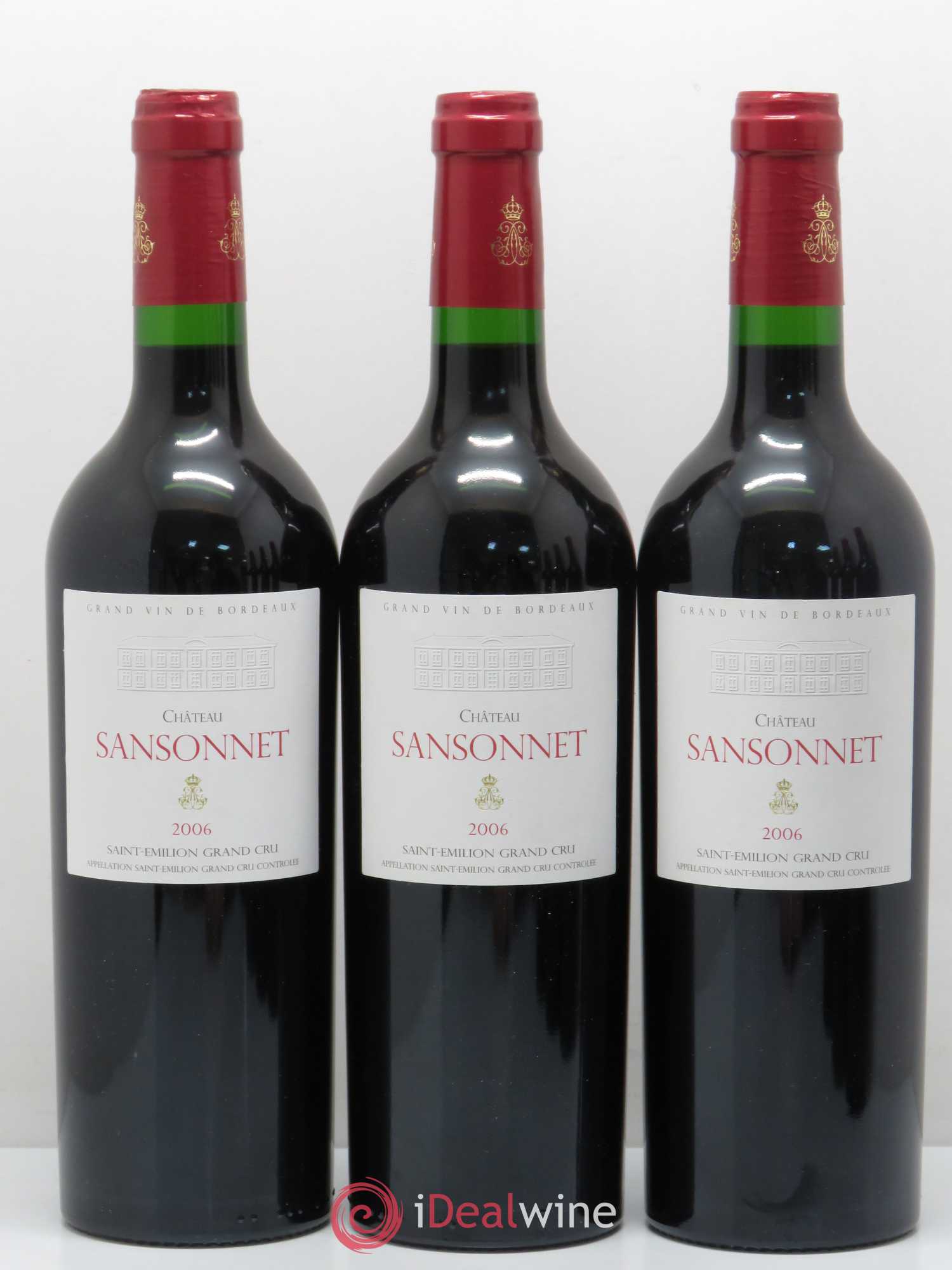 Château Sansonnet Grand Cru Classé 2006 - Lot de 6 bouteilles - 2