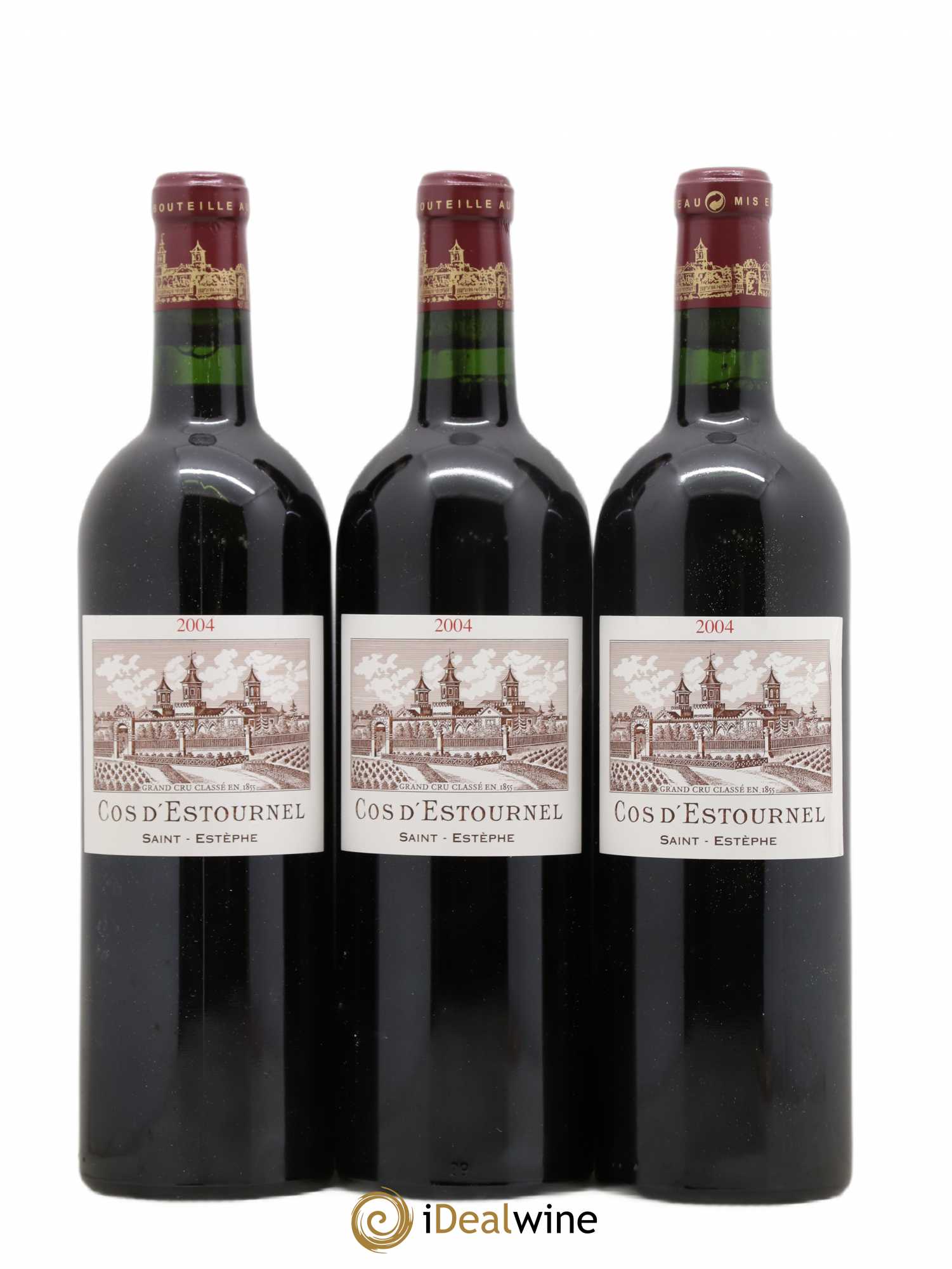Cos d'Estournel 2ème Grand Cru Classé 2004 - Lot de 3 bouteilles - 0