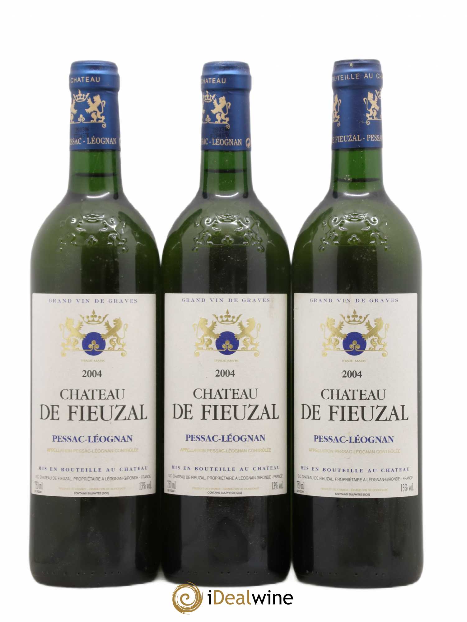 Château de Fieuzal 2004 - Lot de 3 bouteilles - 0