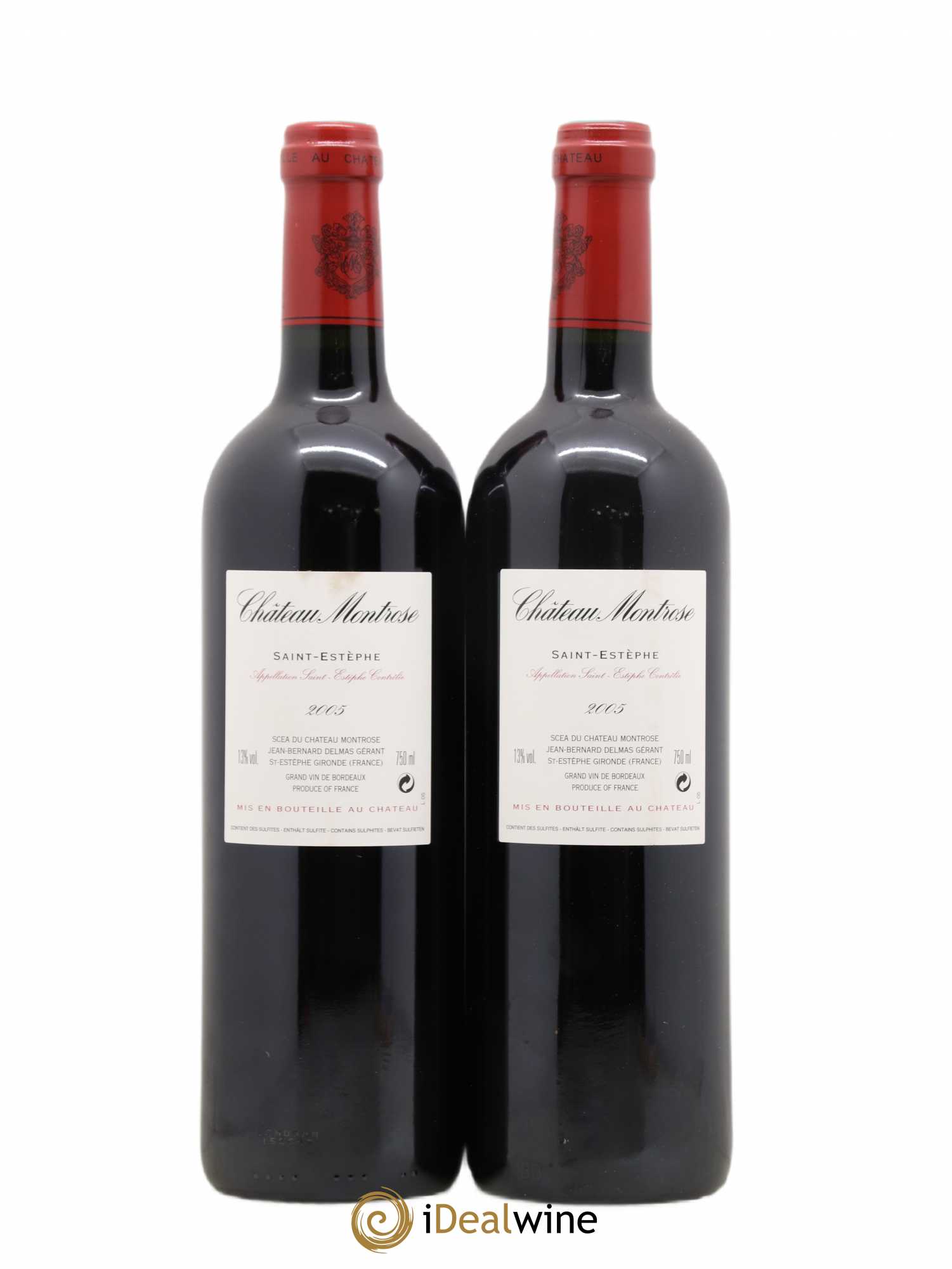 Château Montrose 2ème Grand Cru Classé 2005 - Lot de 2 bouteilles - 1