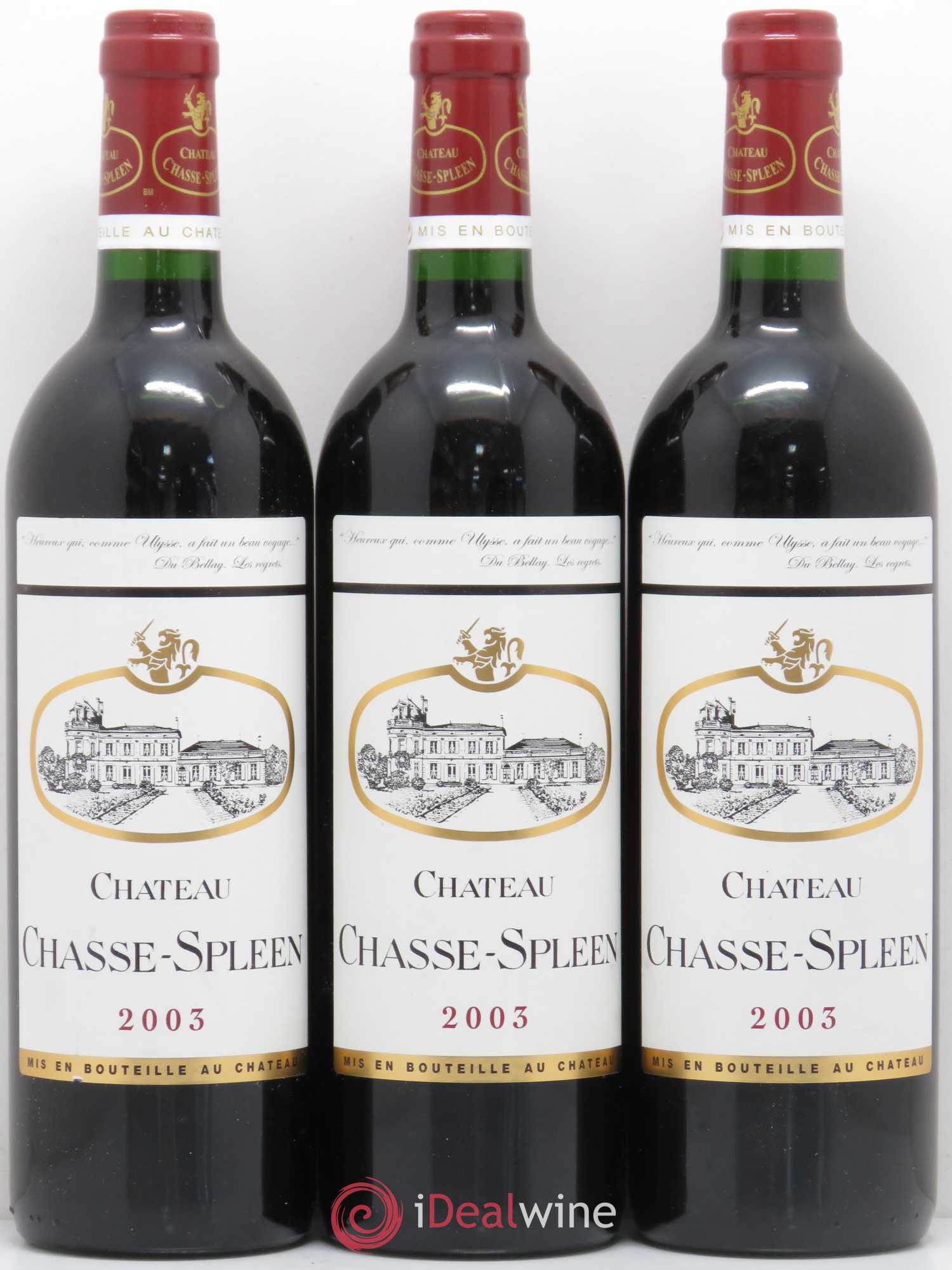 Château Chasse Spleen 2003 - Lot de 6 bouteilles - 2