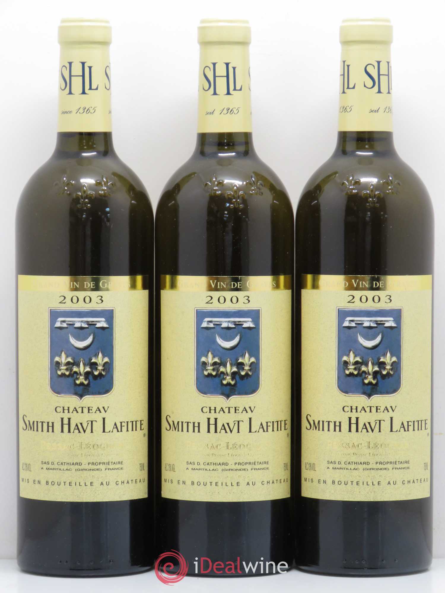 Château Smith Haut Lafitte 2003 - Lot de 3 bouteilles - 0