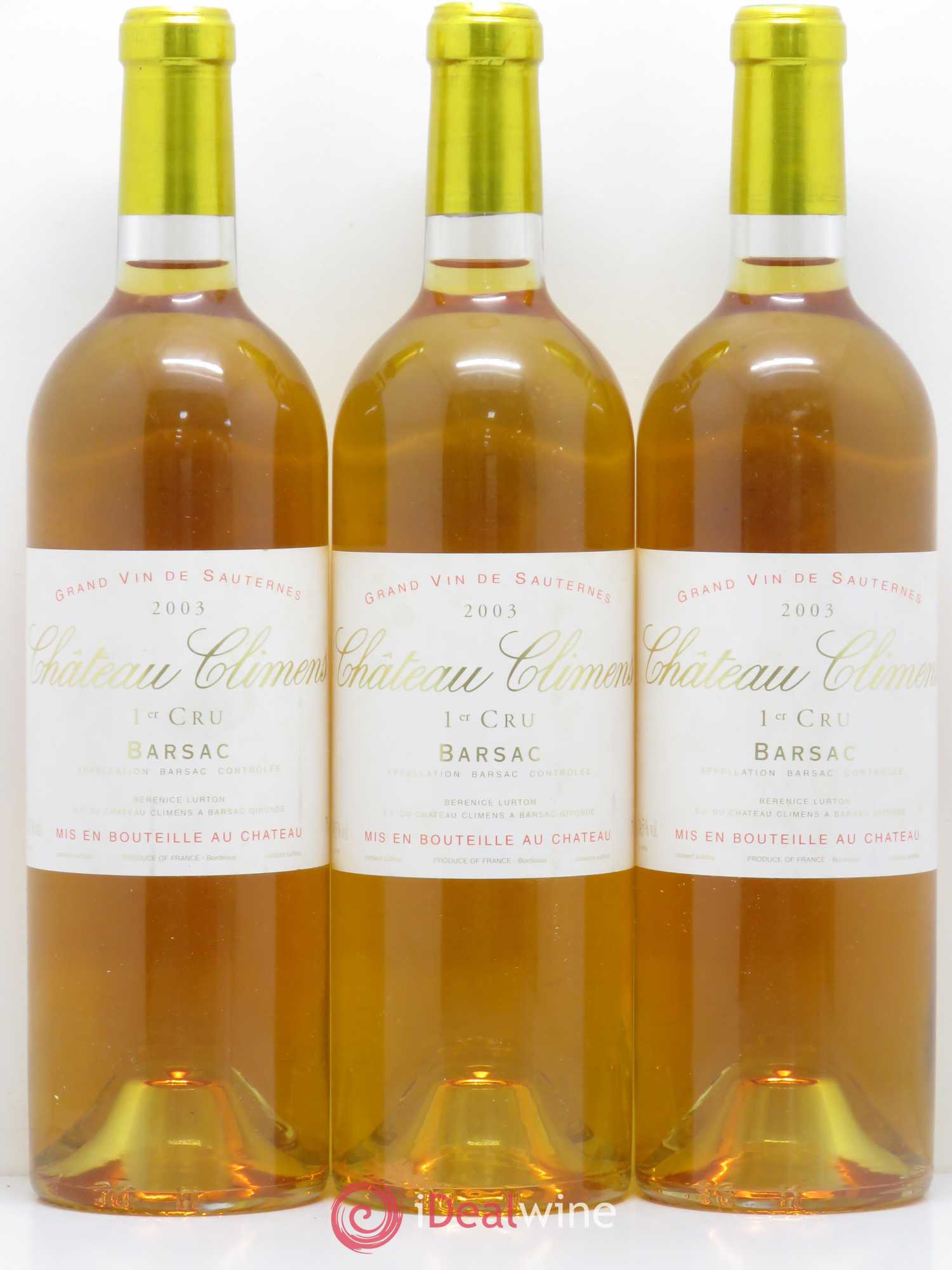 Château Climens 1er Grand Cru Classé 2003 - Lotto di 6 bottiglie - 1