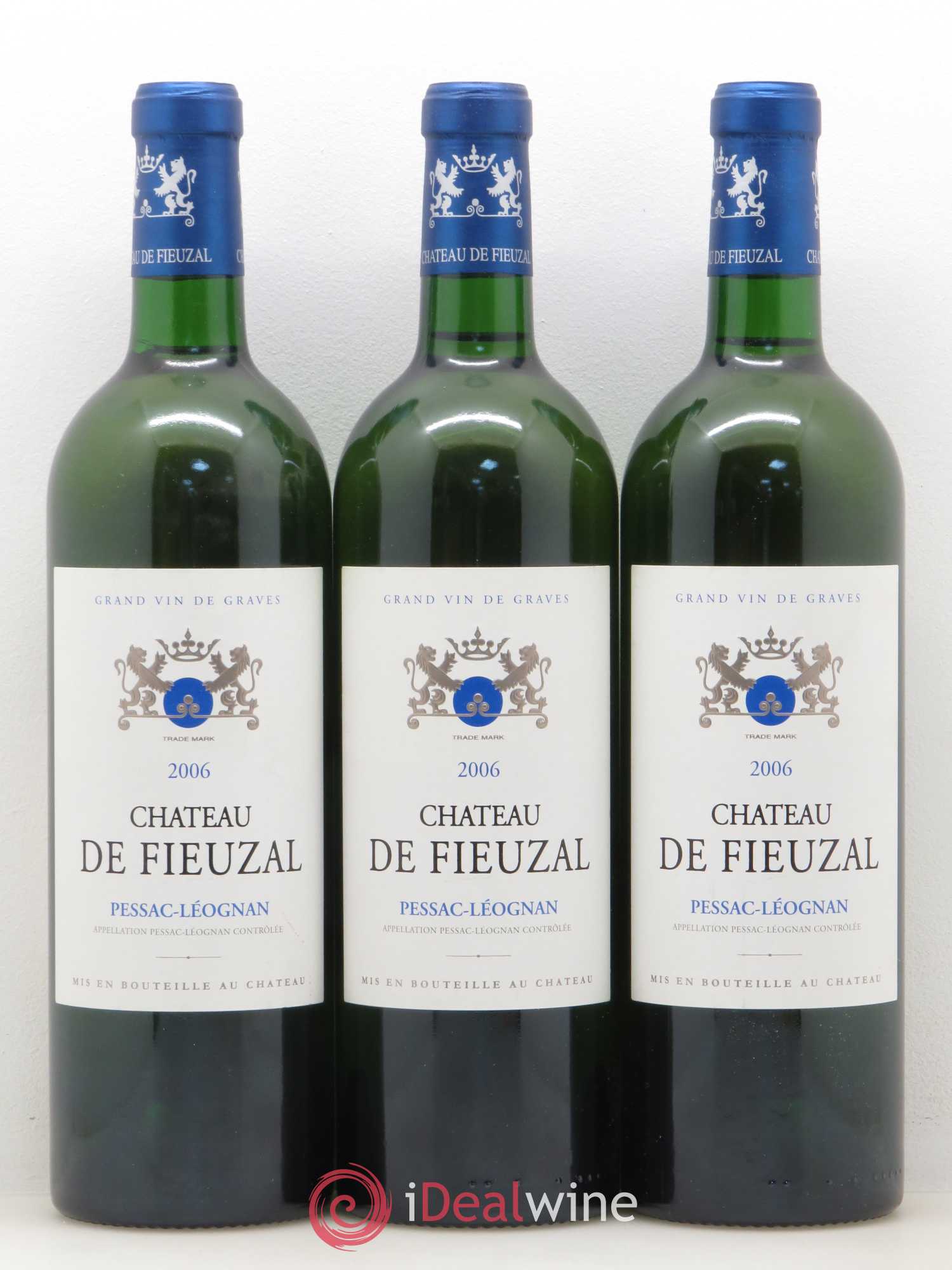 Château de Fieuzal 2006 - Lot de 3 bouteilles - 0