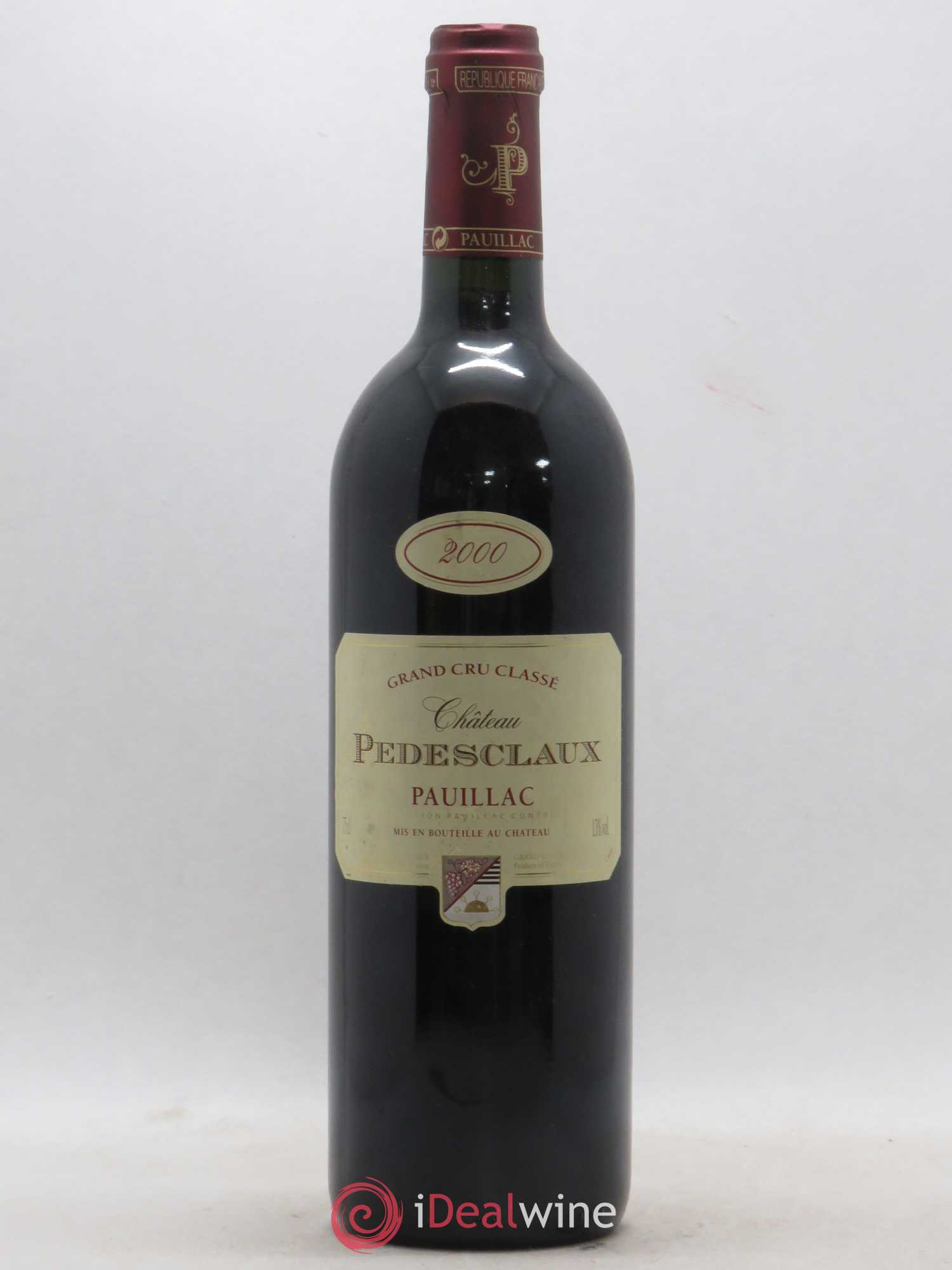 Château Pedesclaux 5ème Grand Cru Classé 2000 - Lot de 1 bouteille - 0