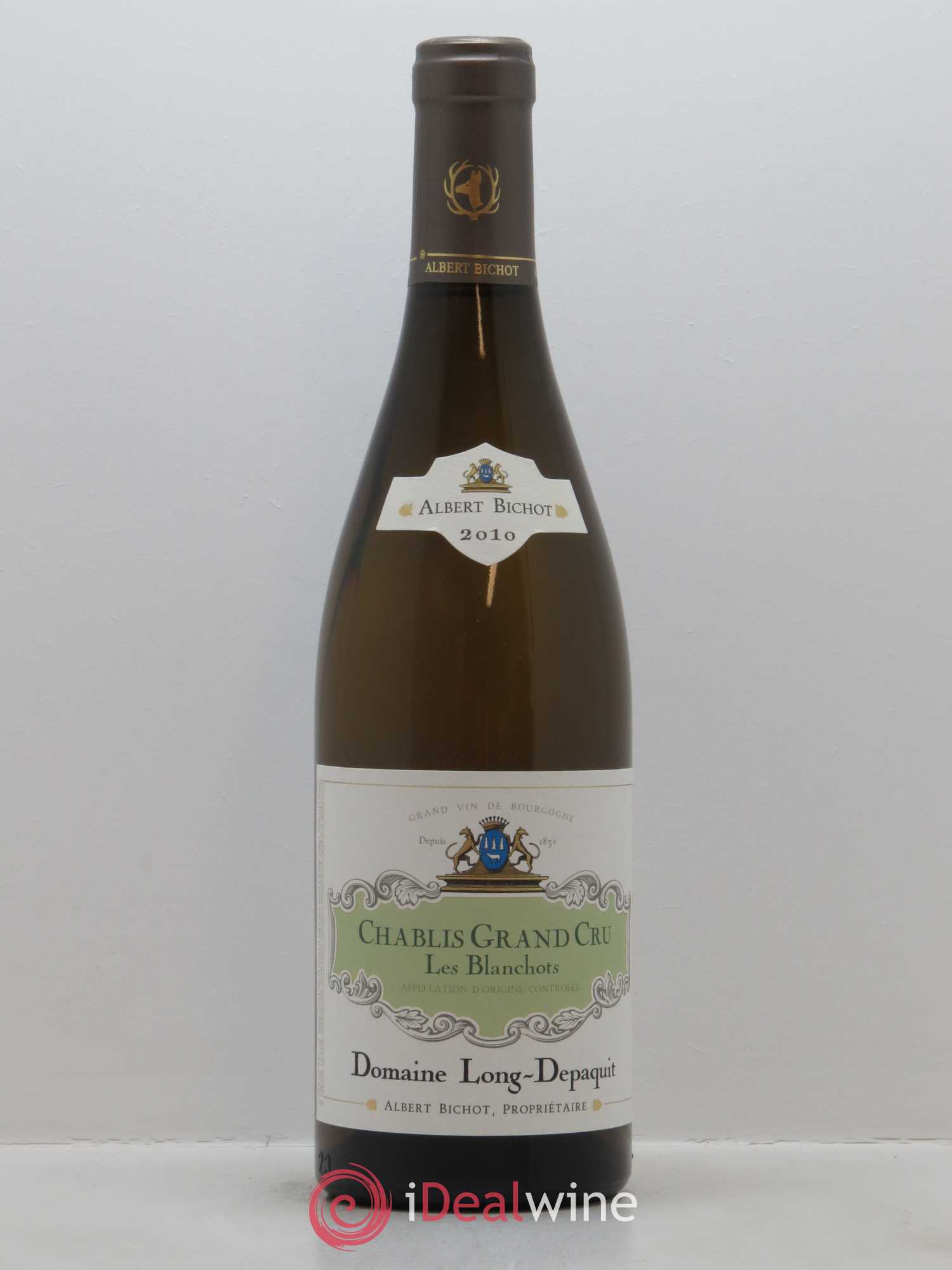 Chablis Grand Cru Les Blanchots Long Depaquit - Albert Bichot (Domaine) 2010 - Lot de 1 bouteille - 0