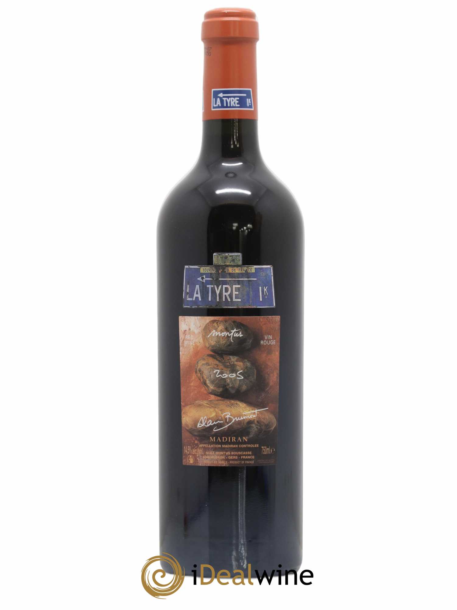 Madiran Château Montus-La Tyre Alain Brumont 2005 - Lot de 1 bouteille - 0