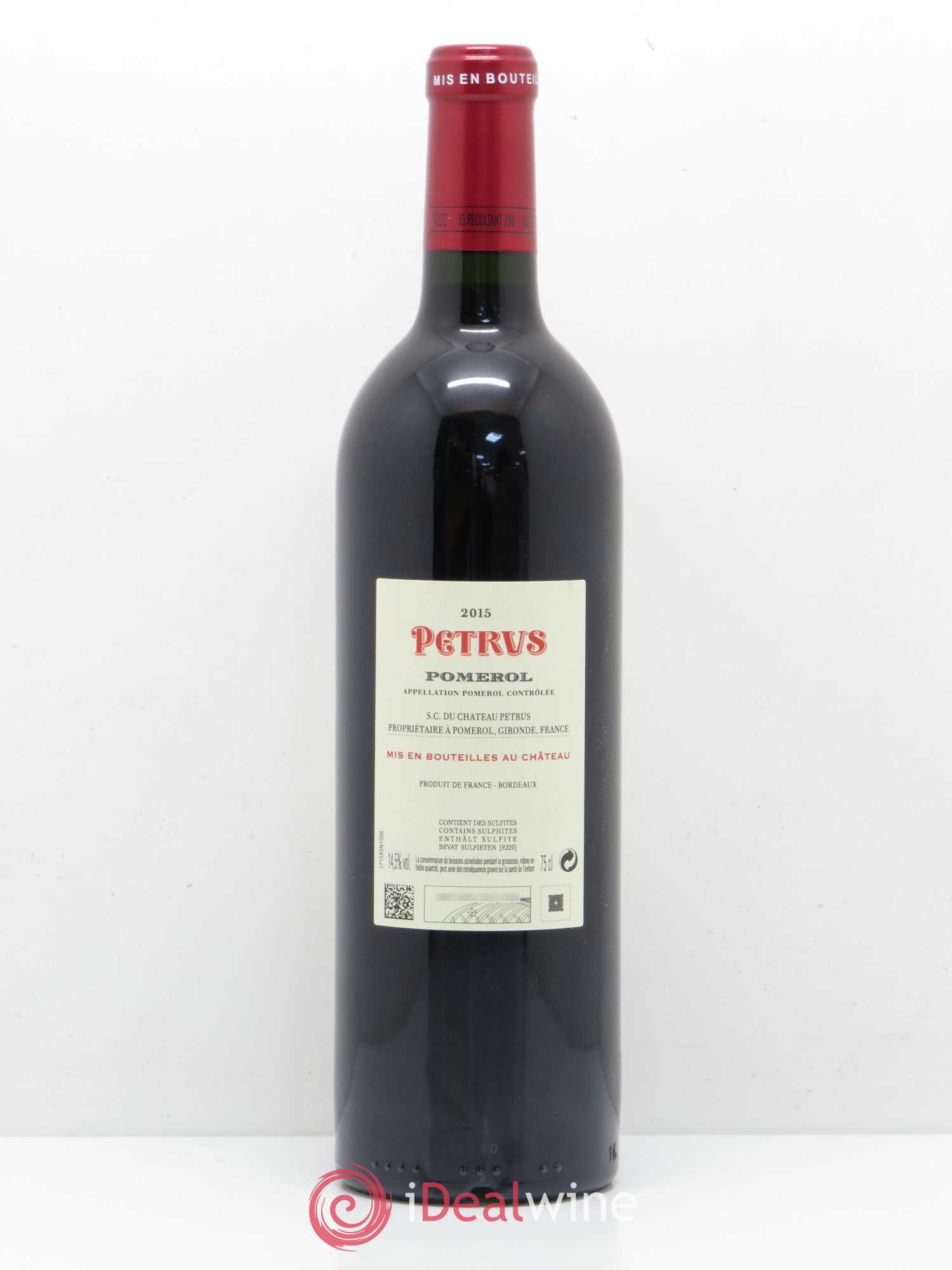 Petrus 2015 - Lot de 1 bouteille - 1