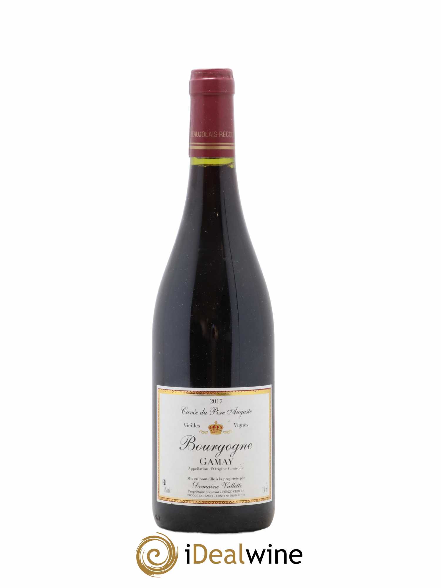 Bourgogne Domaine Vallette Gamay Cuvee Du Pere Auguste 2017 - Posten von 1 Flasche - 0