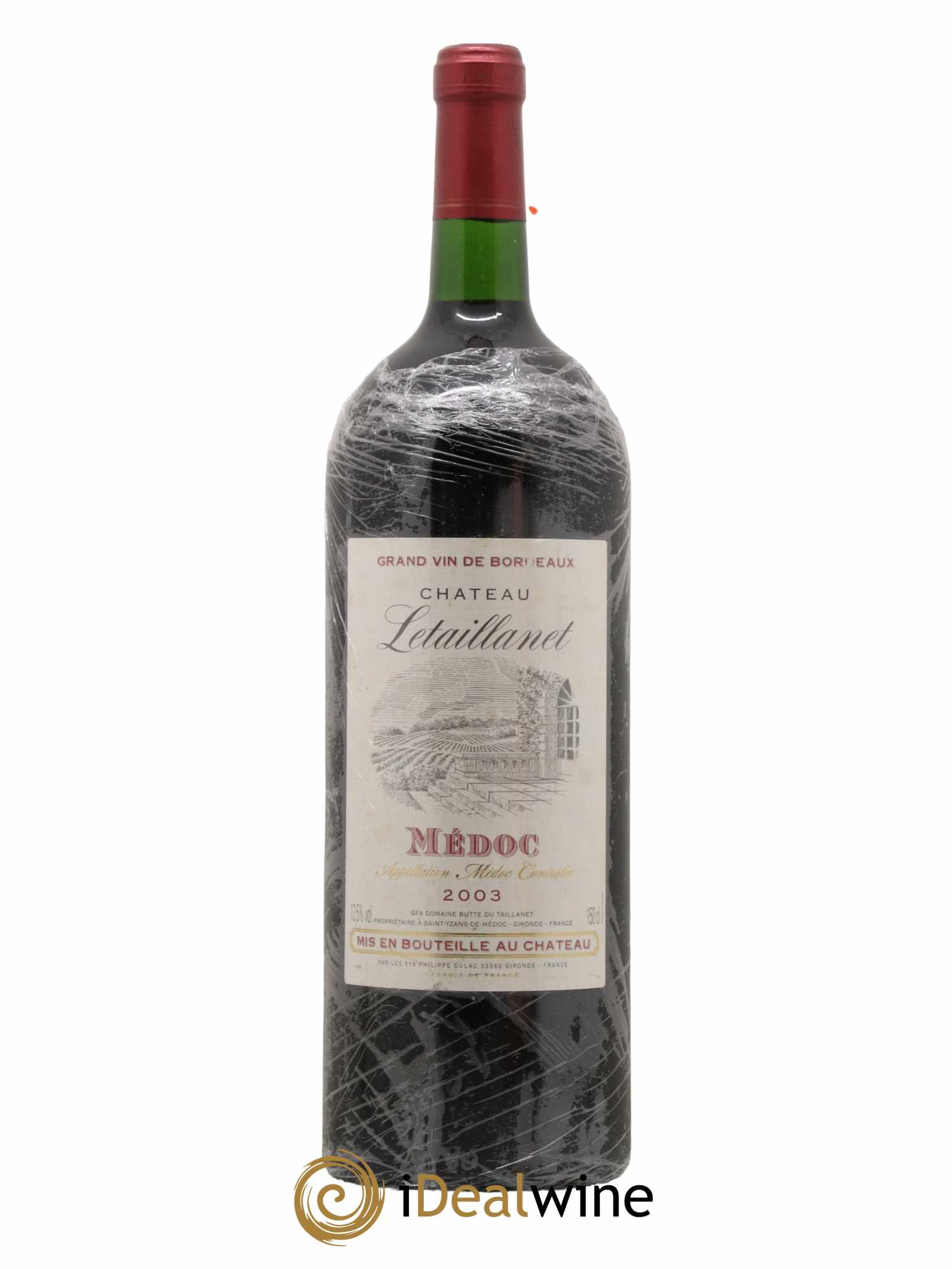 Médoc Château Letaillanet 2003 - Posten von 1 Magnum - 0