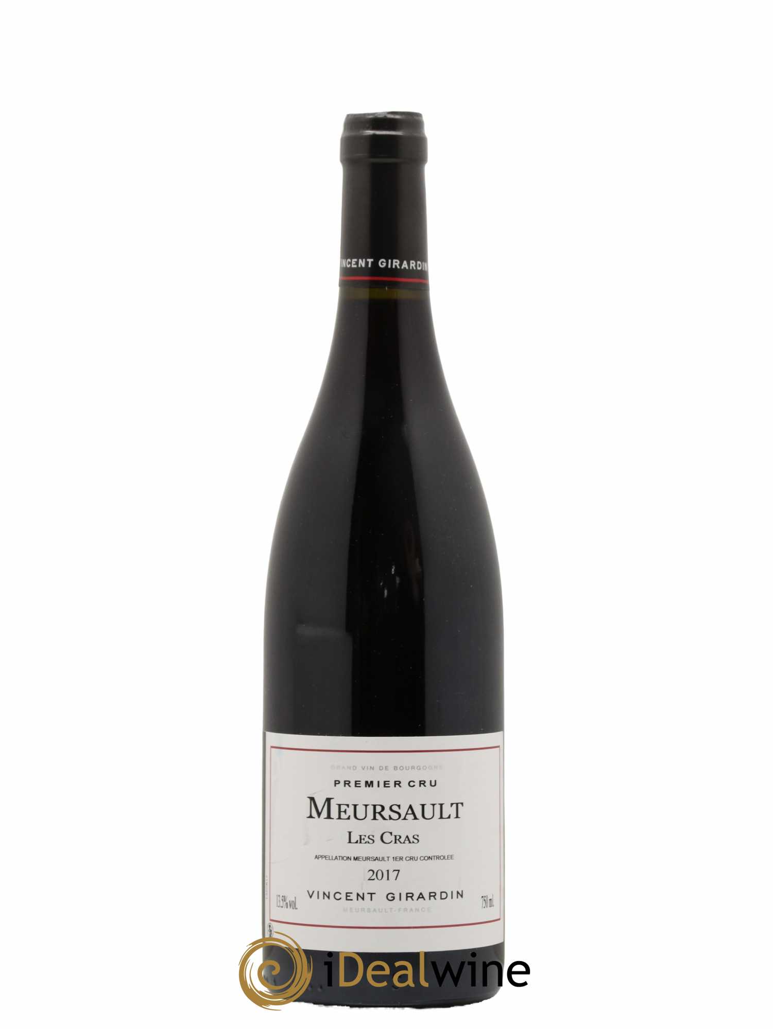 Meursault 1er Cru Les Cras Vincent Girardin 2017 - Lot de 1 bouteille - 0