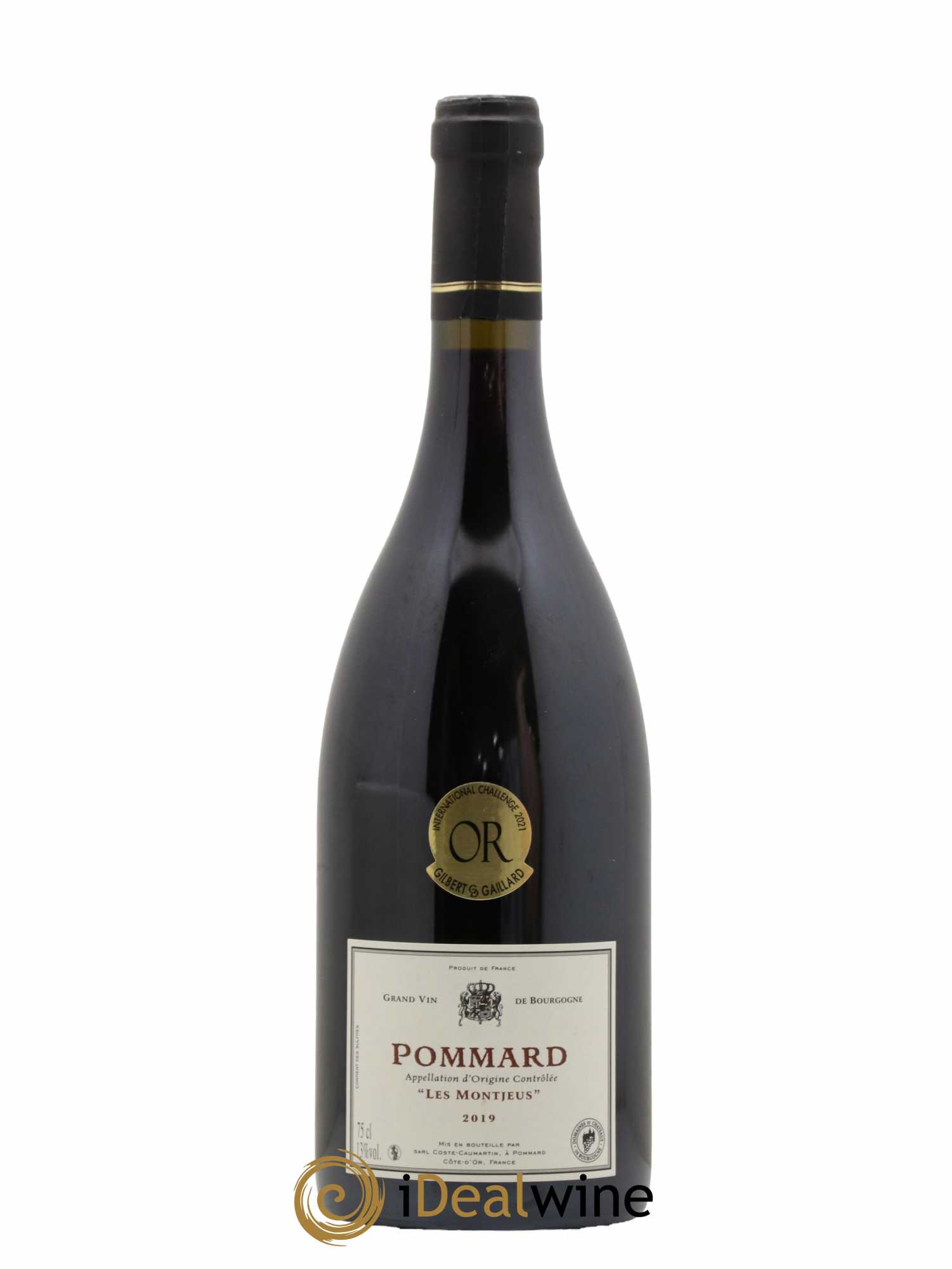 Pommard Les Montjeus Coste Caumartin 2019 - Lot de 1 bouteille - 0