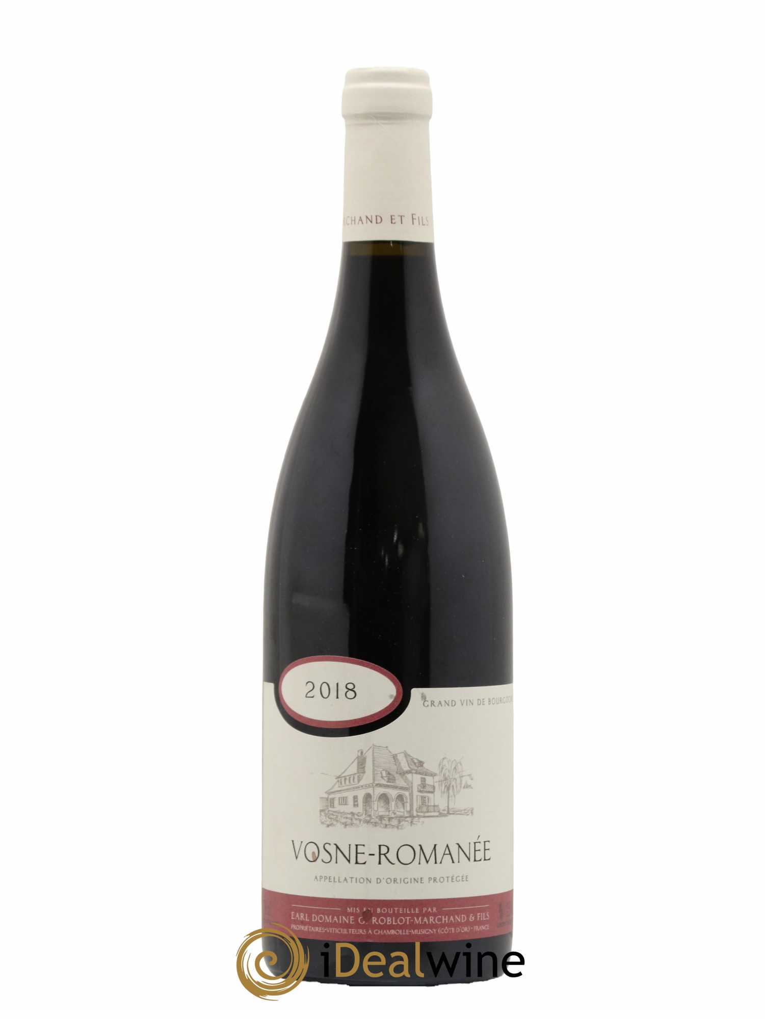Vosne-Romanée Roblot Marchand 2018 - Lot de 1 bouteille - 0
