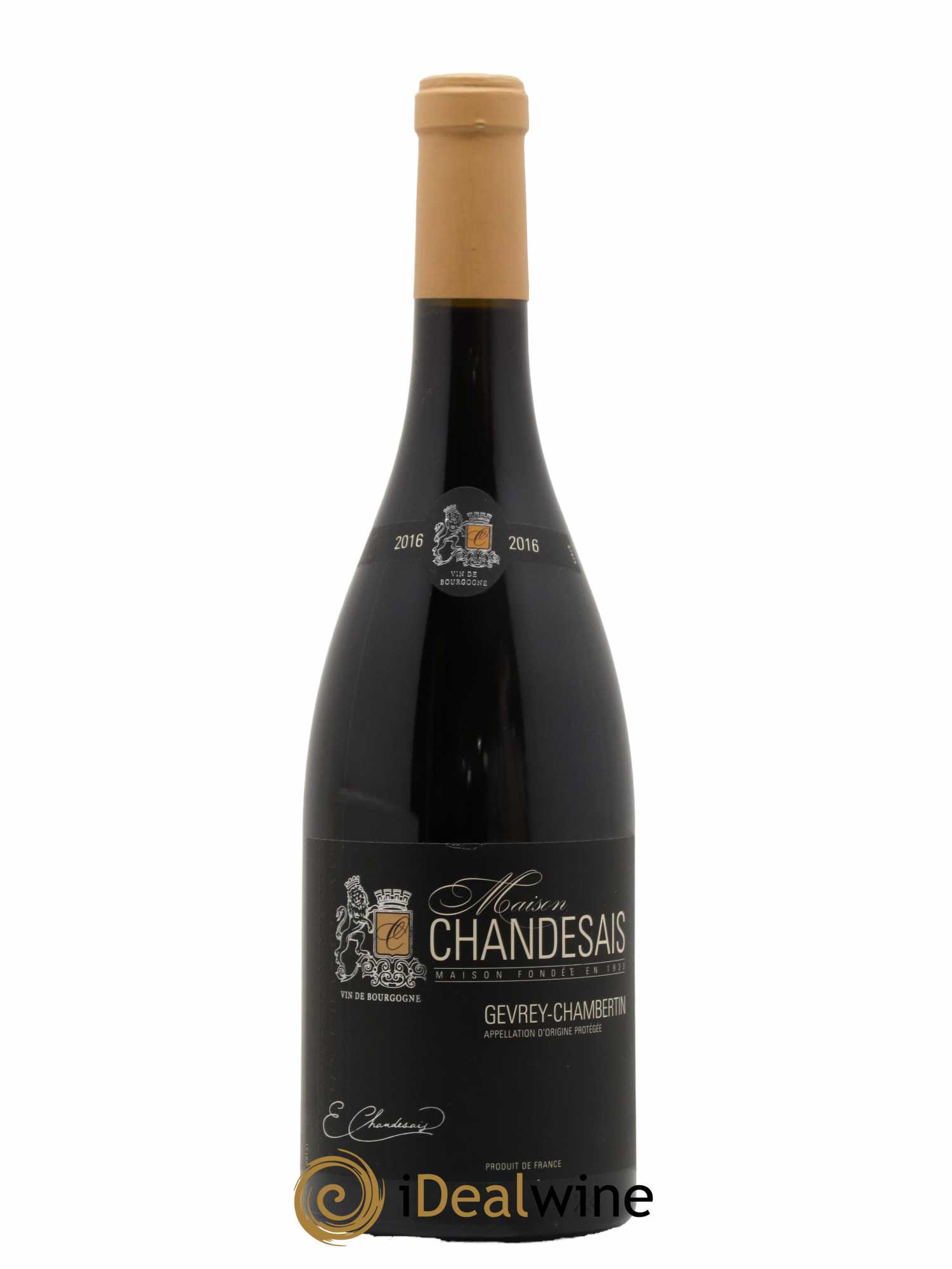 Gevrey-Chambertin Maison Chandesais 2016 - Lot de 1 bouteille - 0