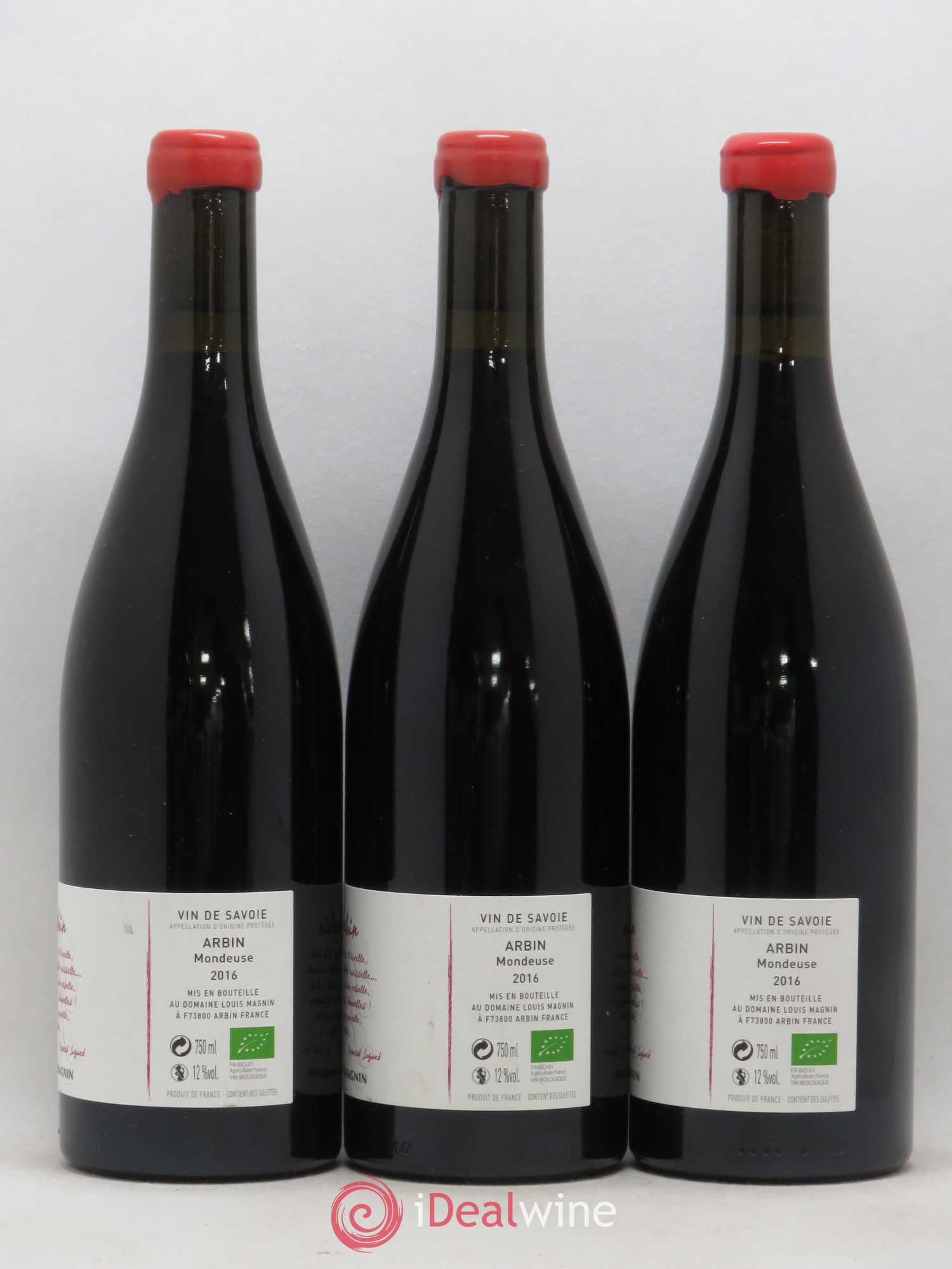 Vin de Savoie Arbin Mondeuse Louis Magnin Fille d'Arbin 2016 - Lot de 3 bouteilles - 1