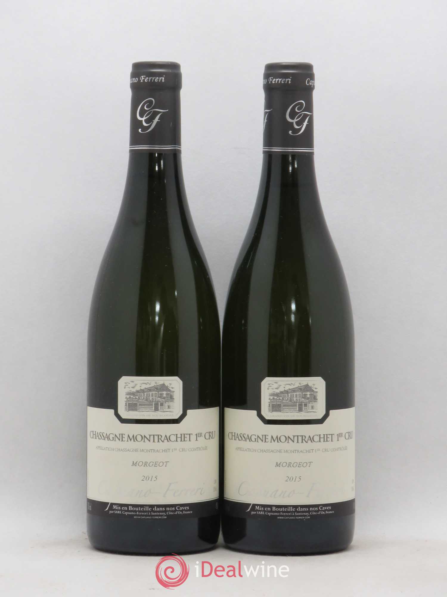 Chassagne-Montrachet 1er Cru Morgeot Capuano Ferreri 2015 - Posten von 2 Flaschen - 0