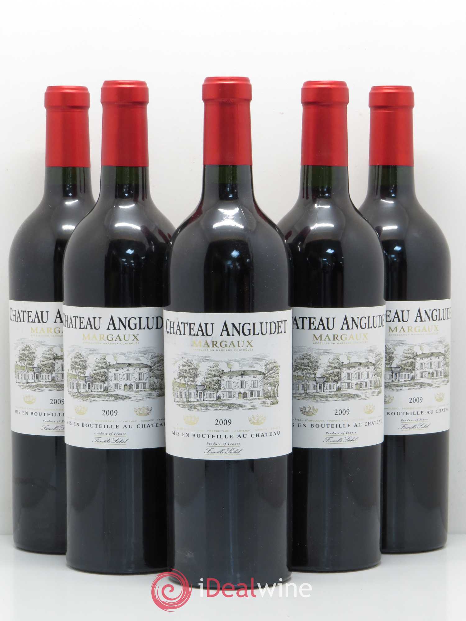 Château d' Angludet Cru Bourgeois 2009 - Lot de 5 bouteilles - 0