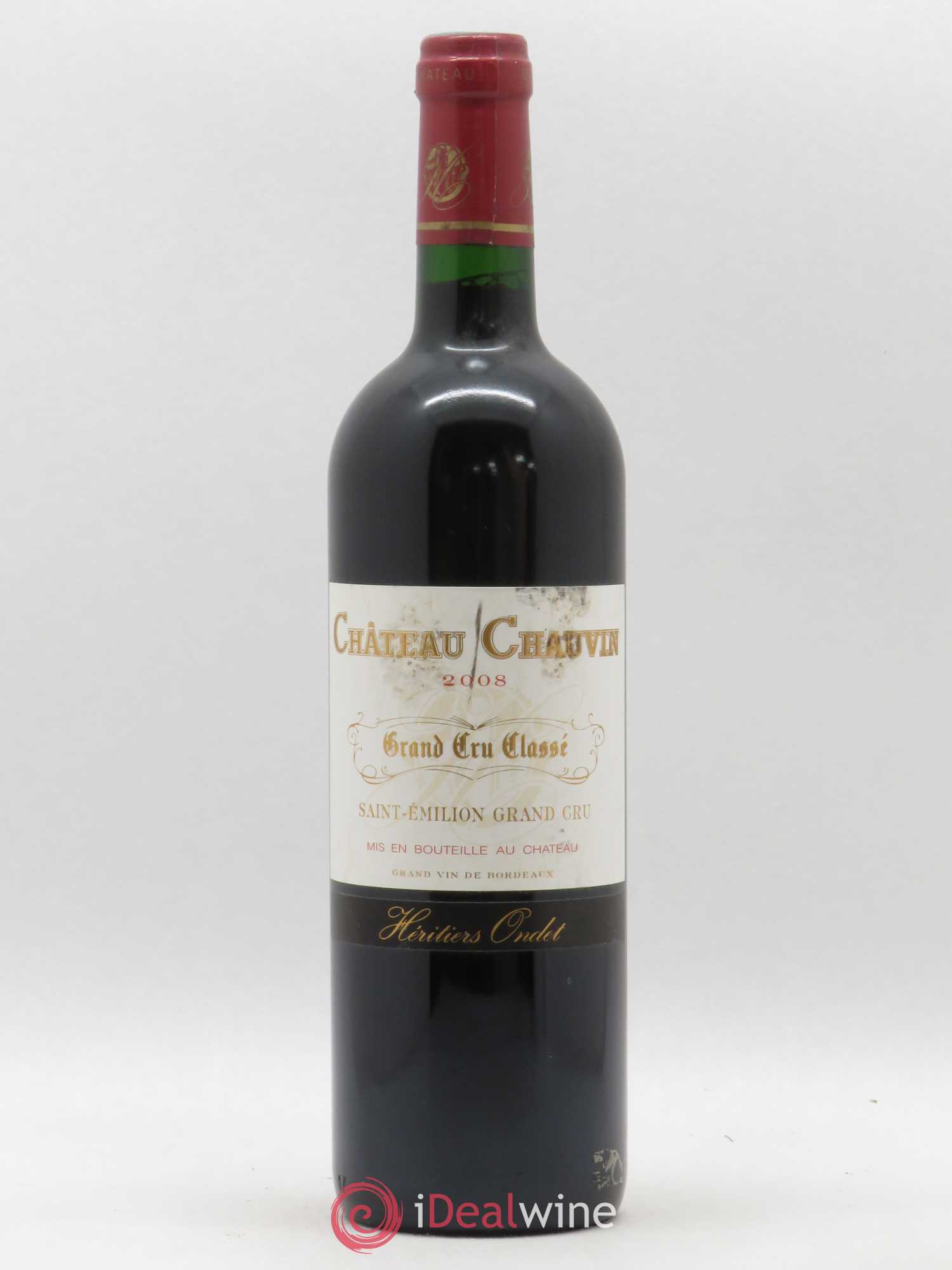 Château Chauvin Grand Cru Classé 2008 - Lot de 1 bouteille - 0