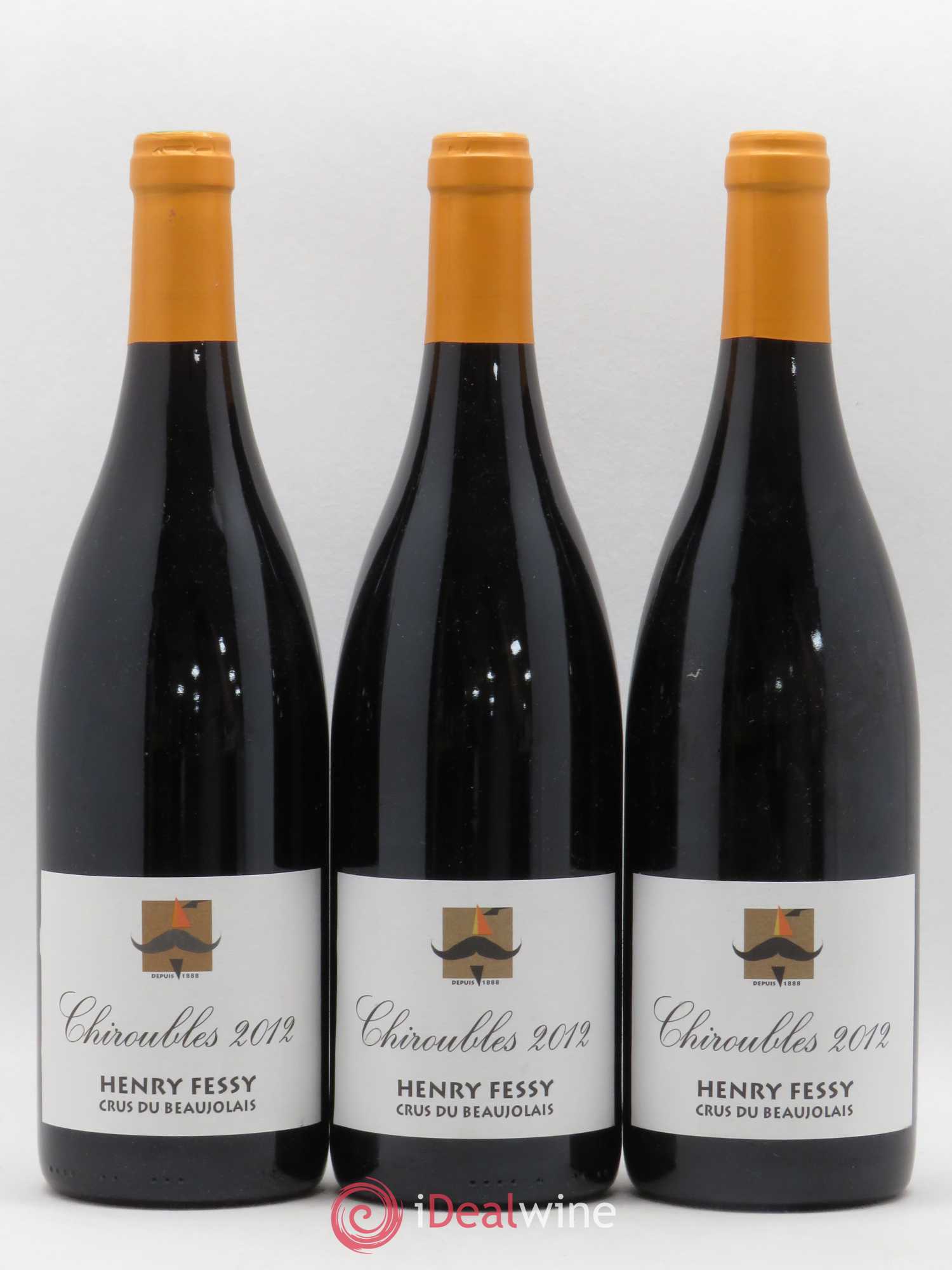 Chiroubles Henry Fessy 2012 - Lot de 3 bouteilles - 0