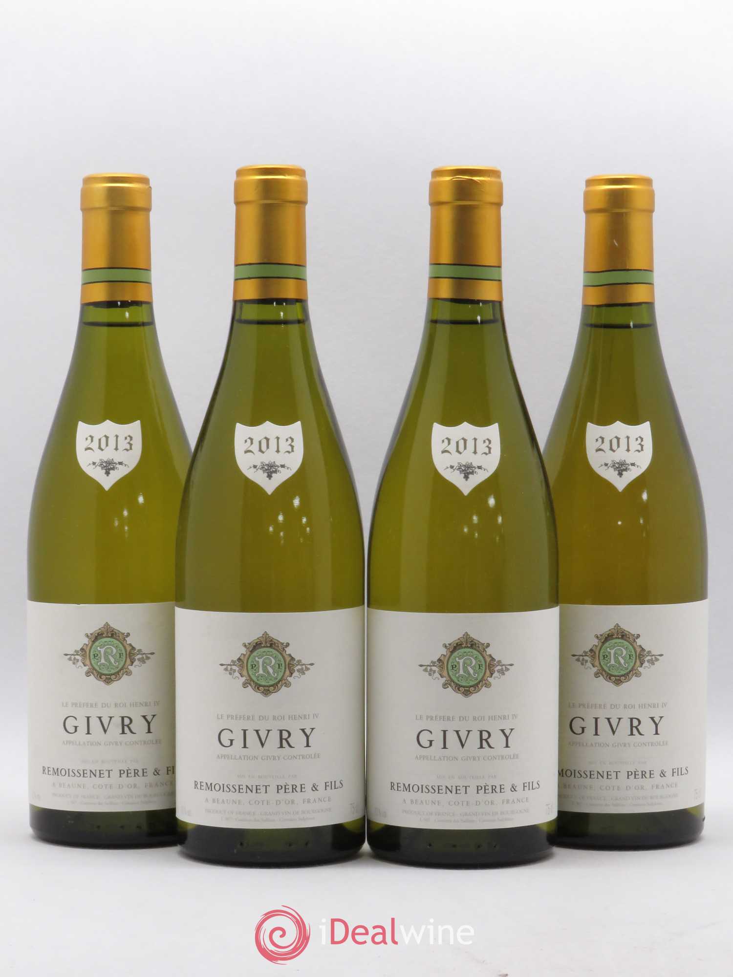 Givry Remoissenet Père et fils 2013 - Posten von 4 Flaschen - 0
