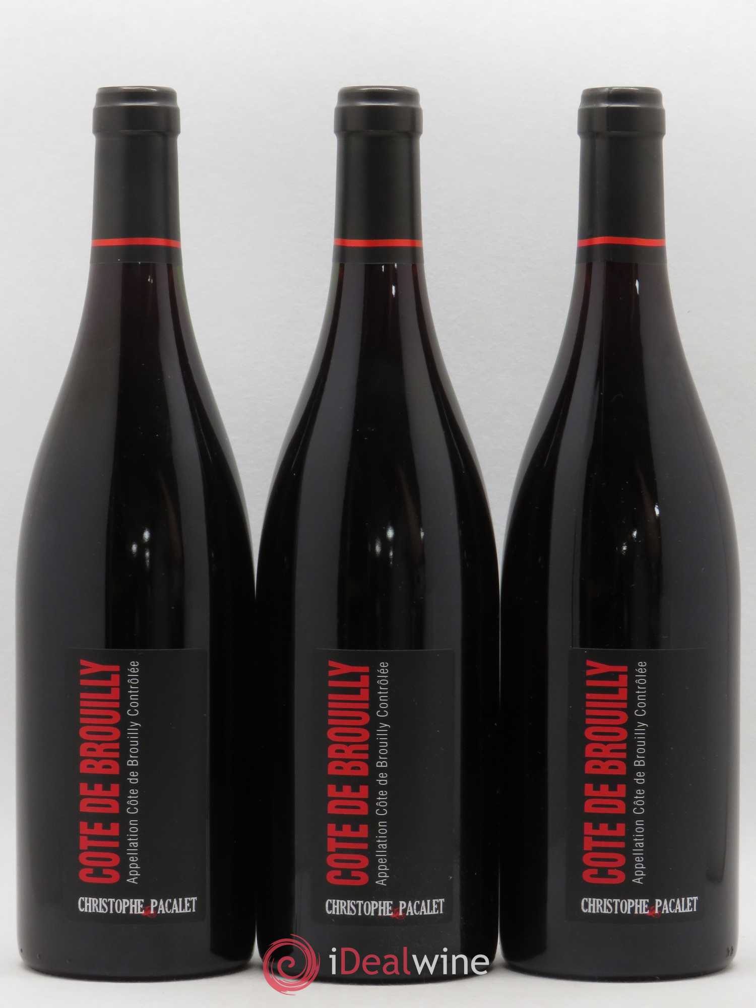 Côte de Brouilly Christophe Pacalet 2016 - Lot de 3 bouteilles - 0