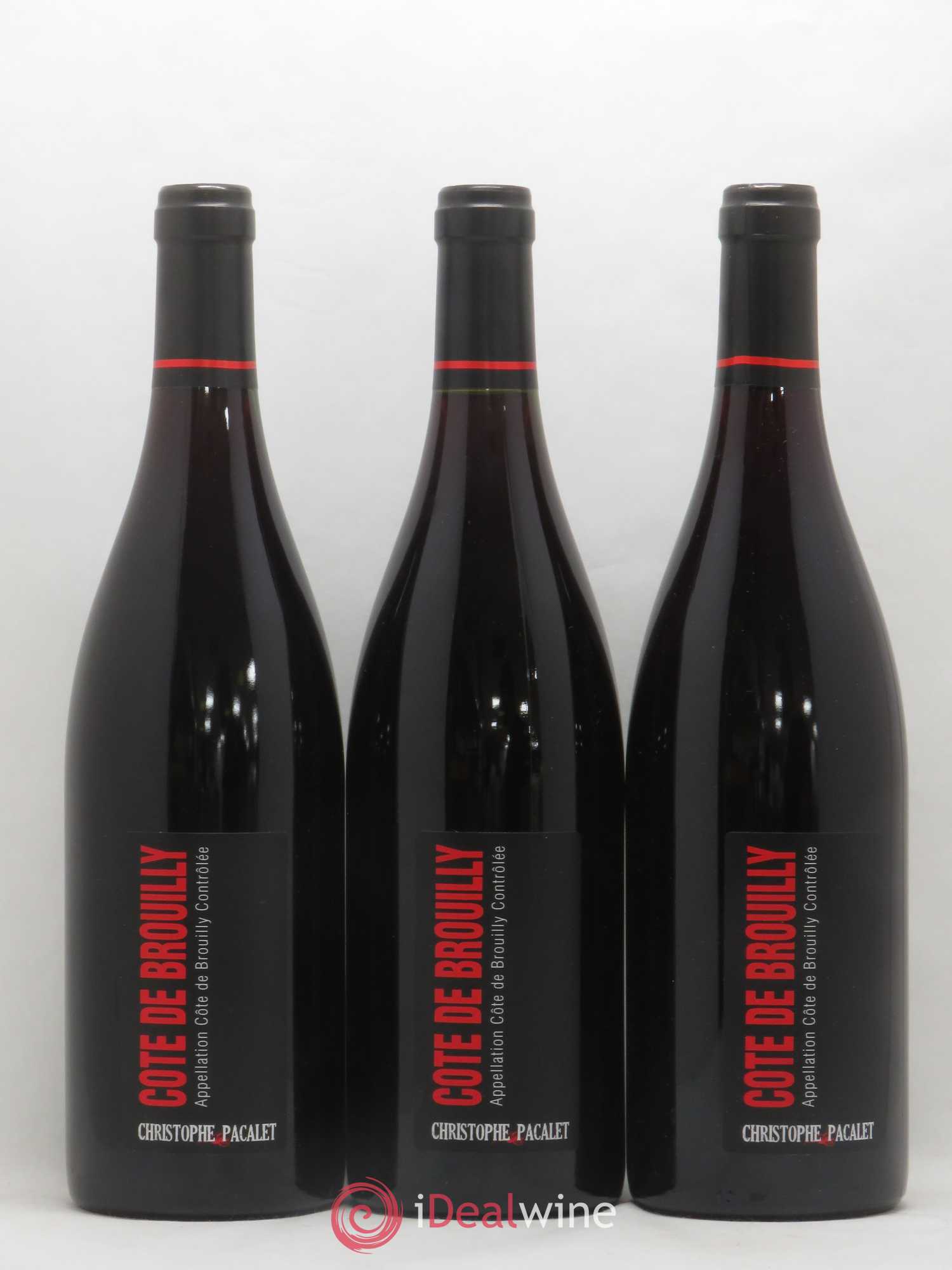Côte de Brouilly Christophe Pacalet 2016 - Lot de 3 bouteilles - 0