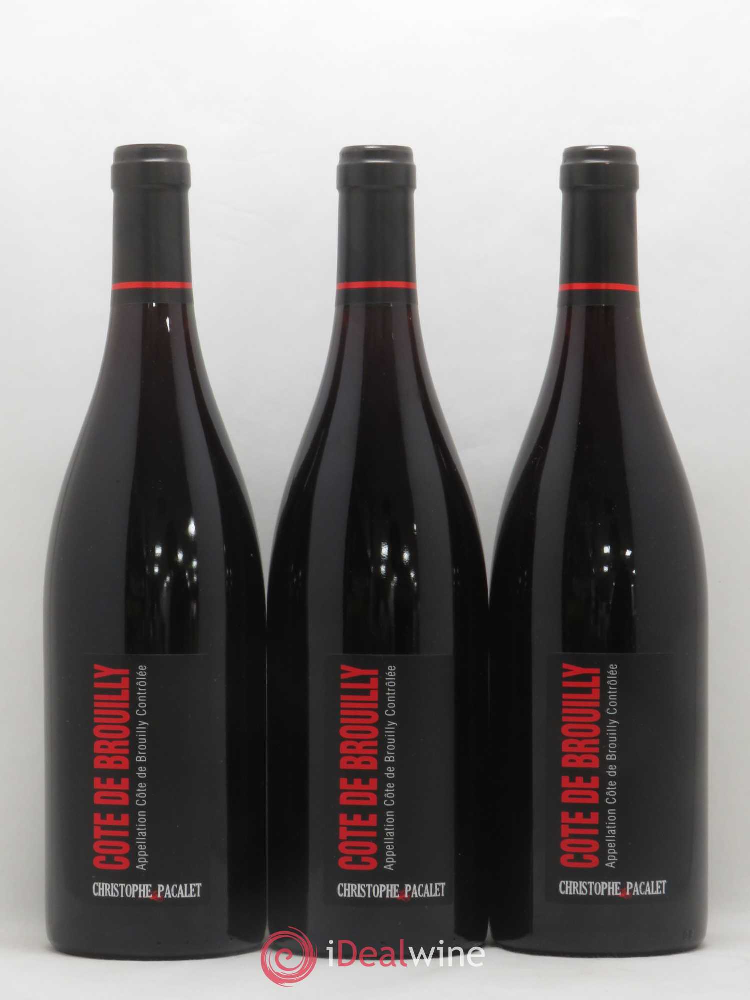 Côte de Brouilly Christophe Pacalet 2016 - Lot de 3 bouteilles - 0