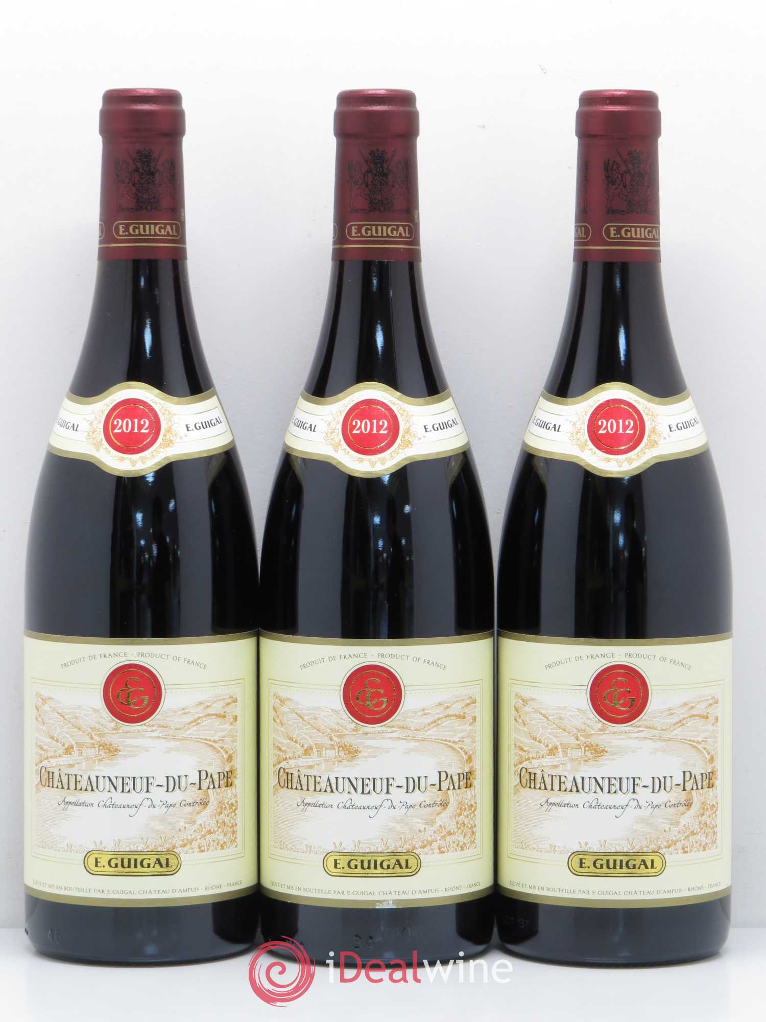 Châteauneuf-du-Pape Guigal 2012 - Lot de 3 bouteilles - 0