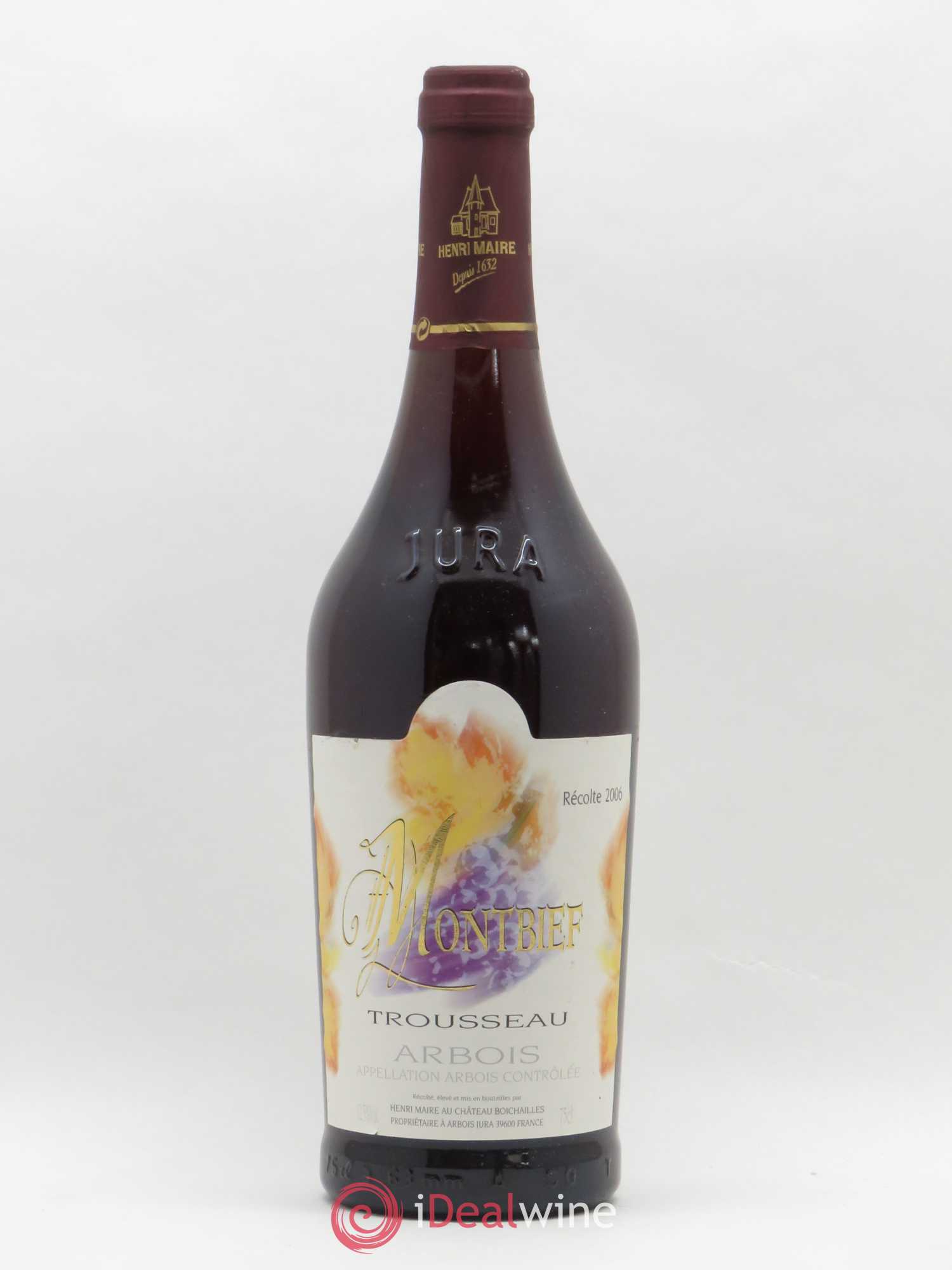 Arbois Montbief Trousseau Henri Maire 2006 - Posten von 1 Flasche - 0