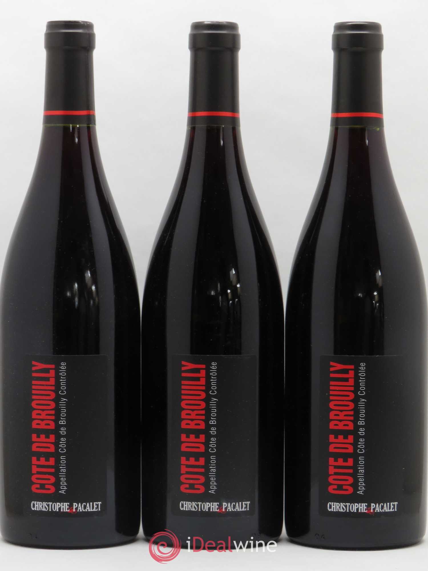 Côte de Brouilly Christophe Pacalet 2016 - Lot de 3 bouteilles - 0