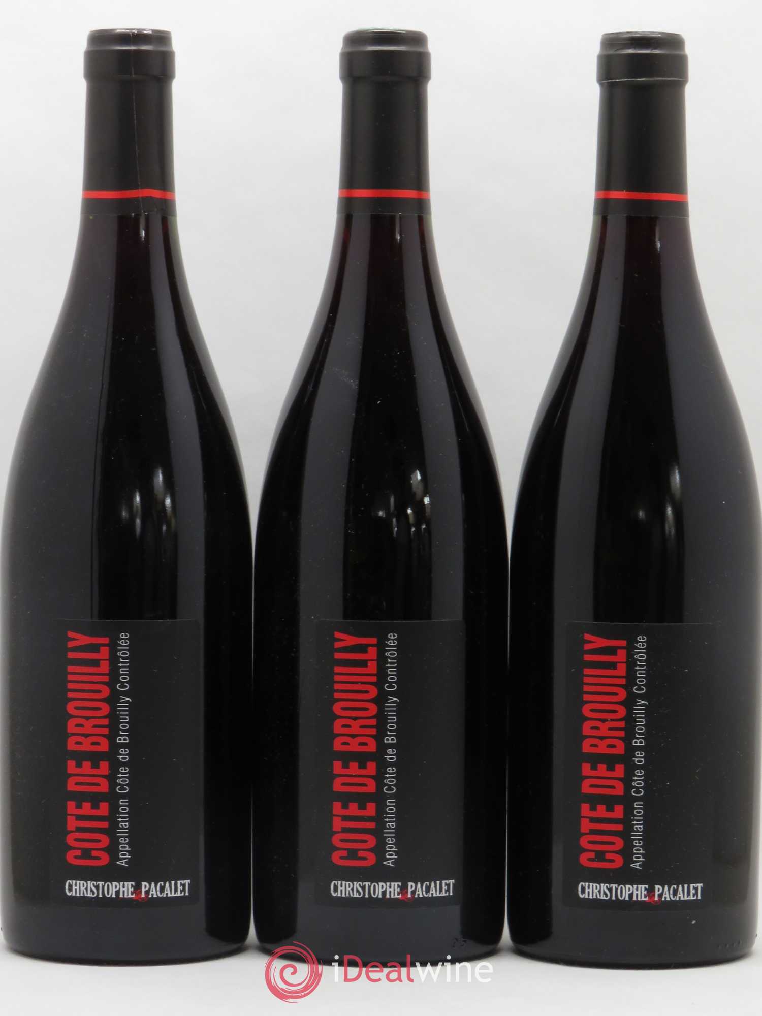 Côte de Brouilly Christophe Pacalet 2016 - Lot de 3 bouteilles - 0