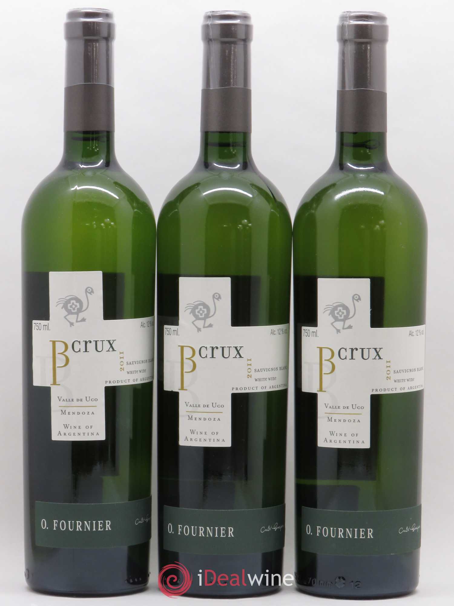 Argentine Beta Crux Sauvignon Ortega Fournier (sans prix de réserve) 2011 - Posten von 3 Flaschen - 0