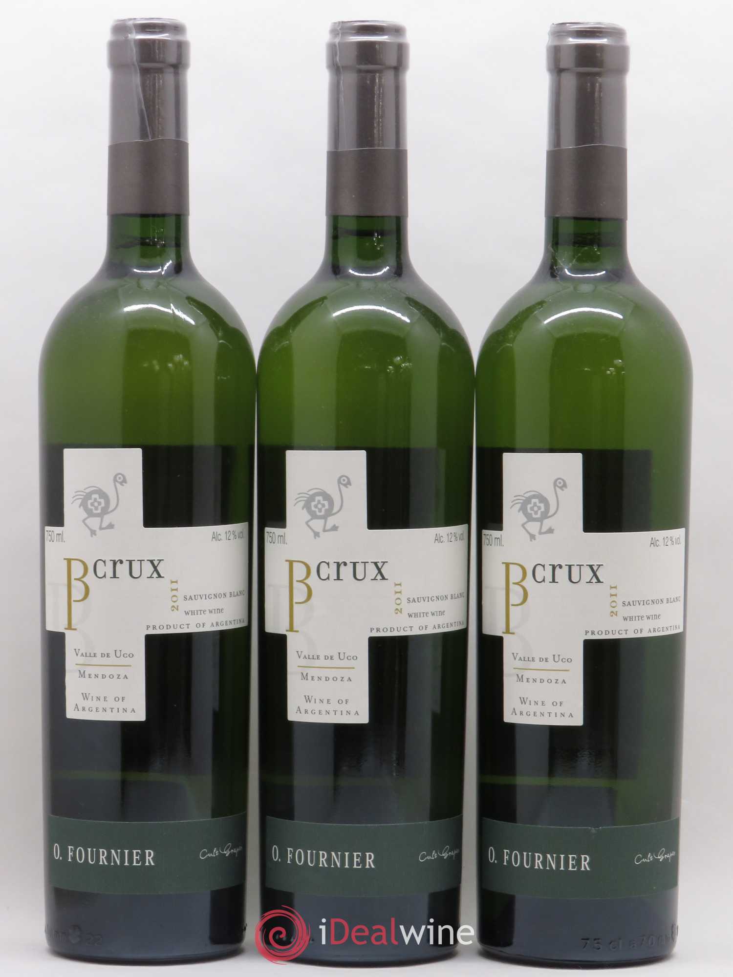 Argentine Beta Crux Sauvignon Ortega Fournier (sans prix de réserve) 2011 - Posten von 3 Flaschen - 0