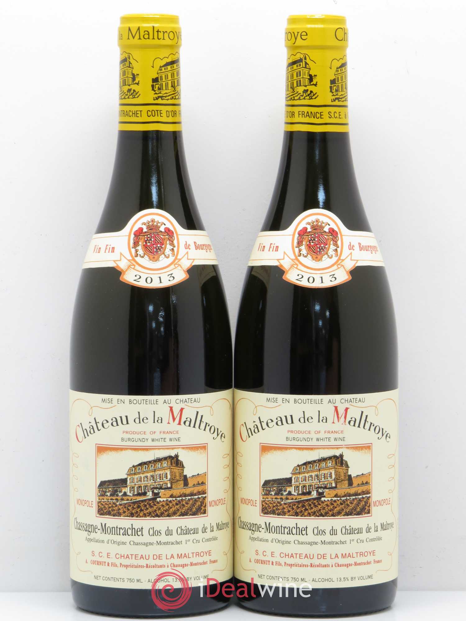 Chassagne-Montrachet Clos Du Chateau Chateau De La Maltroye 2013 - Posten von 2 Flaschen - 0