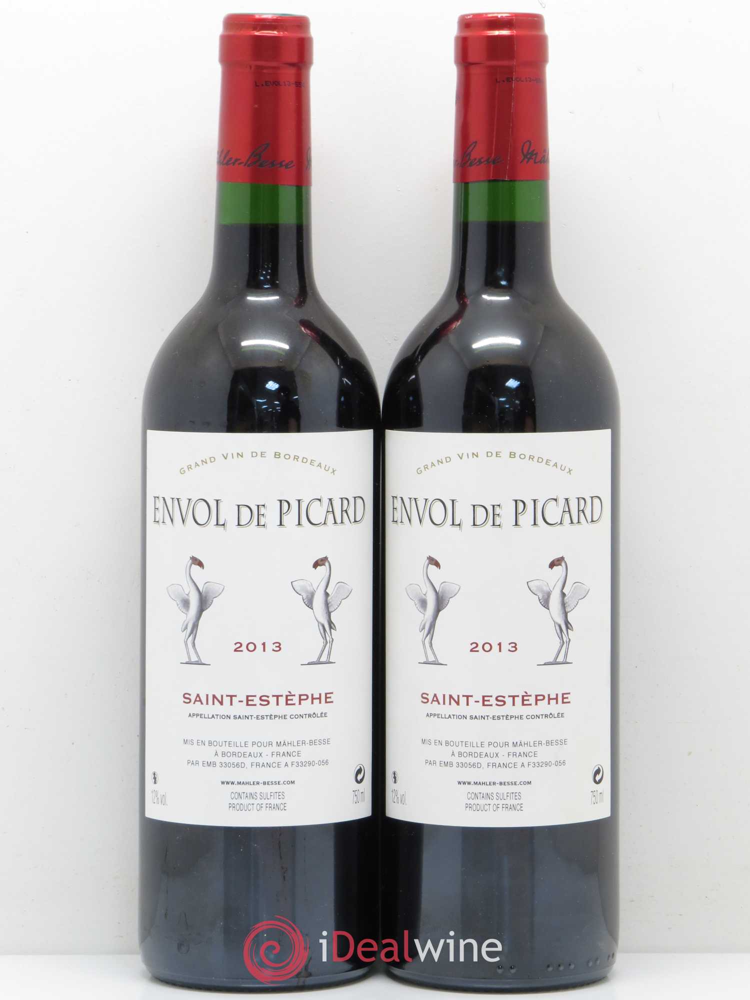 Bordeaux Envol De Picard 2013 - Posten von 2 Flaschen - 0