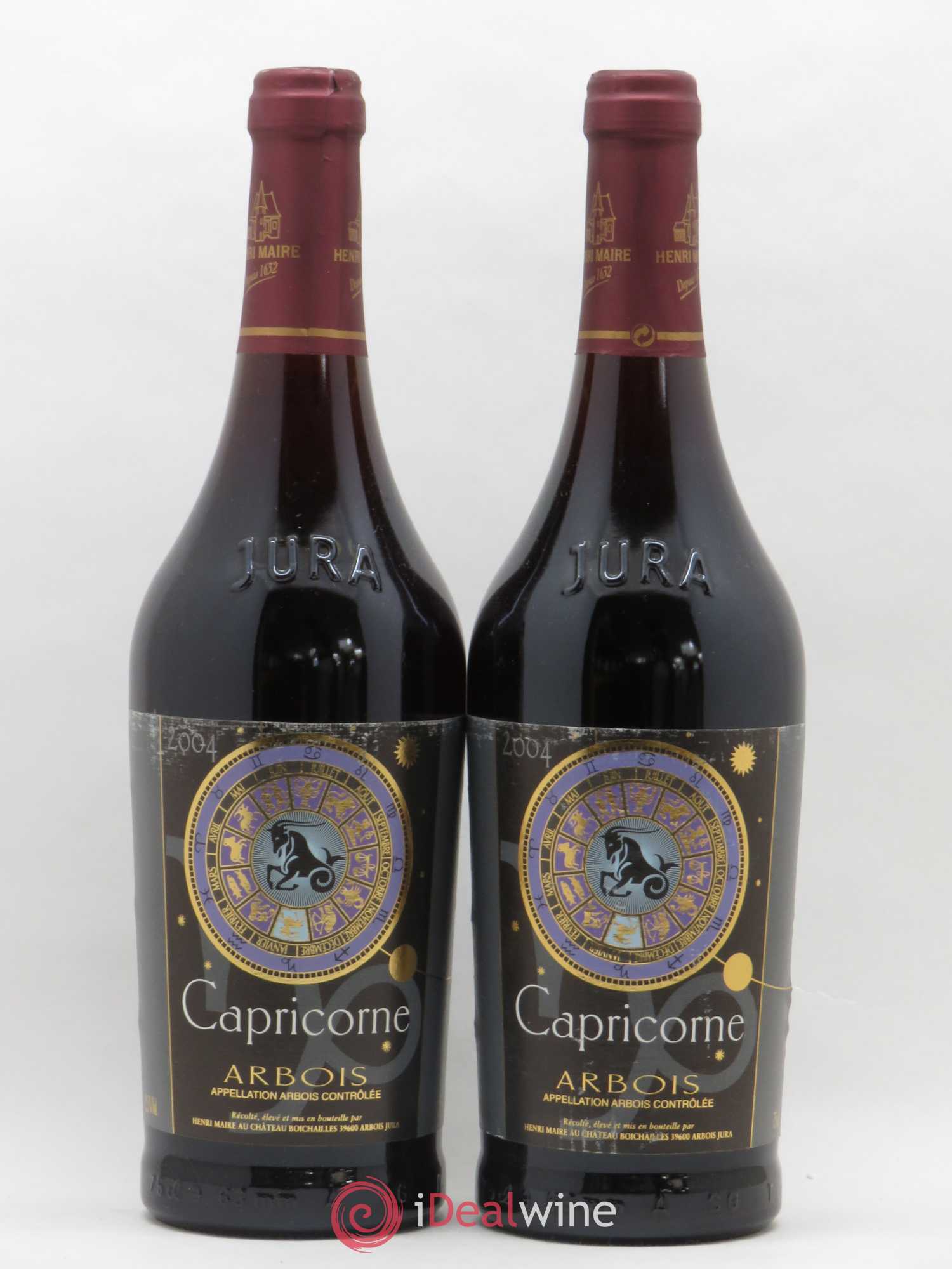 Arbois Capricorne Henri Maire 2004 - Posten von 2 Flaschen - 0