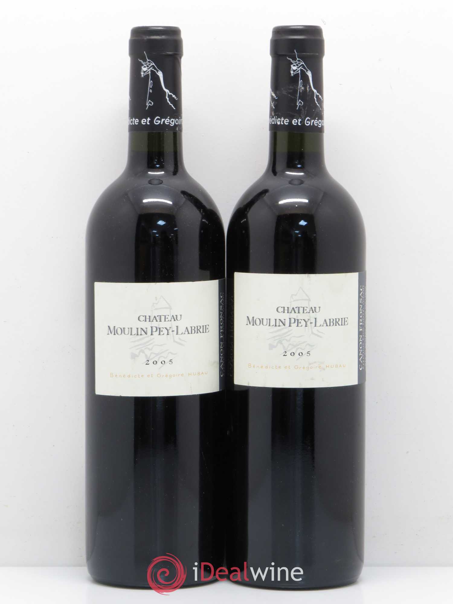 Château Moulin Pey-Labrie 2005 - Lot de 2 bouteilles - 0