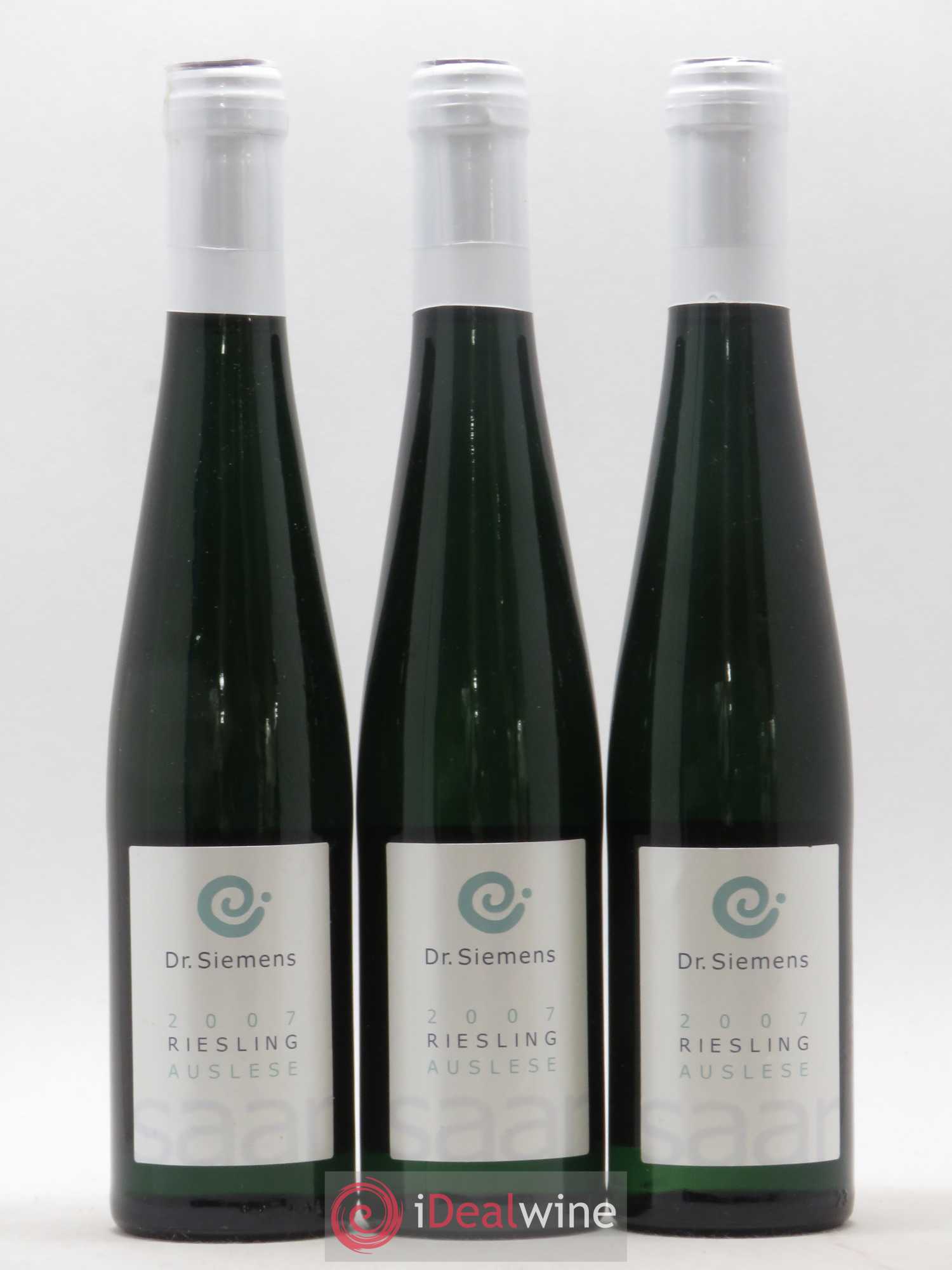 Allemagne Mosel-Saar Riesling Auslese Dr Siemens Wurtzberg 2007 - Posten von 3 Demi-Flaschen - 0